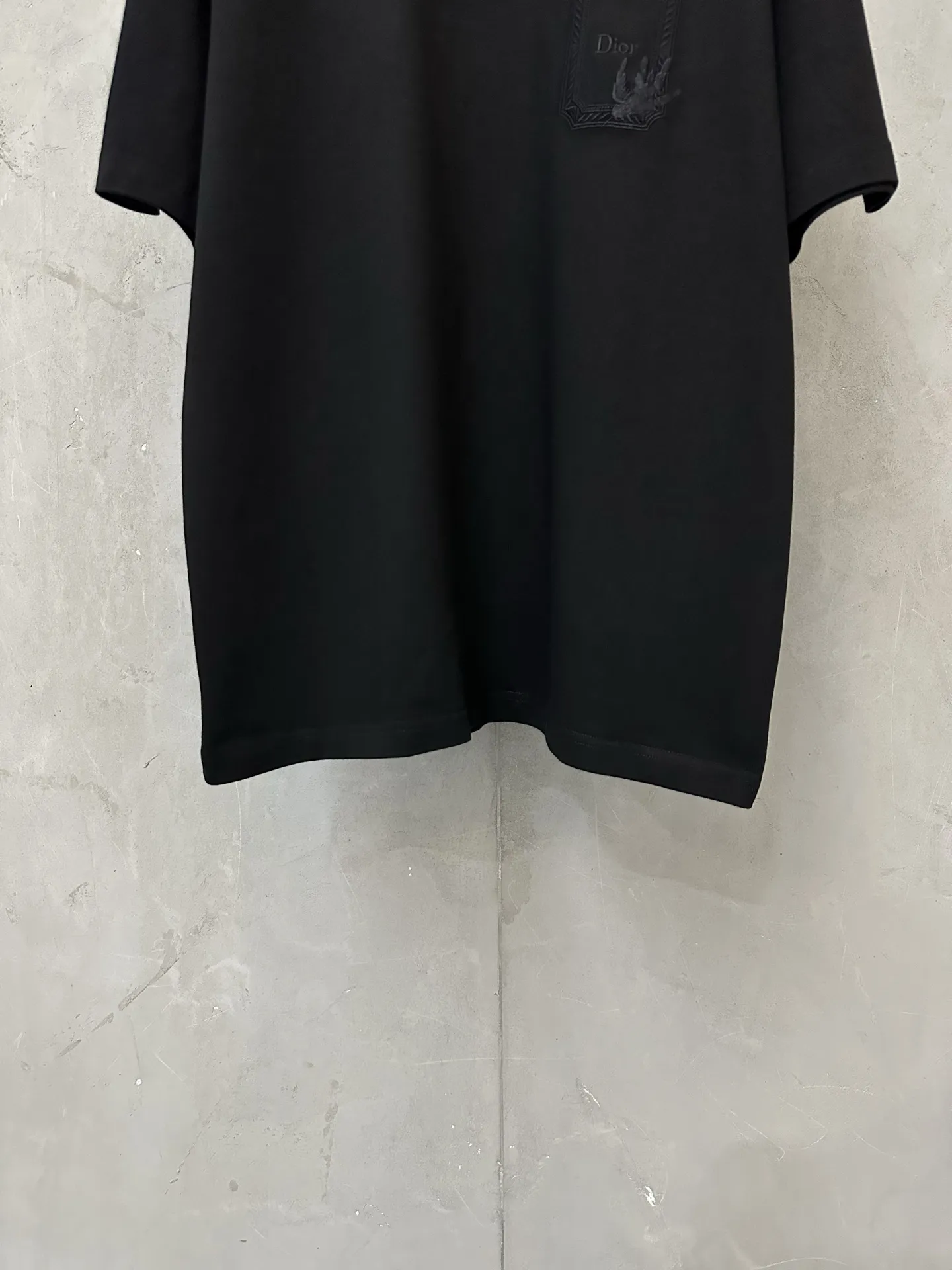 Embroidered Logo Heavyweight Cotton T-Shirt D21020469 — view 4