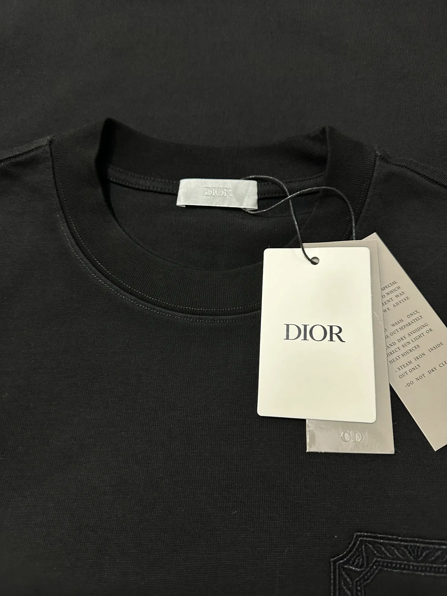 Embroidered Logo Heavyweight Cotton T-Shirt D21020469 — view 6