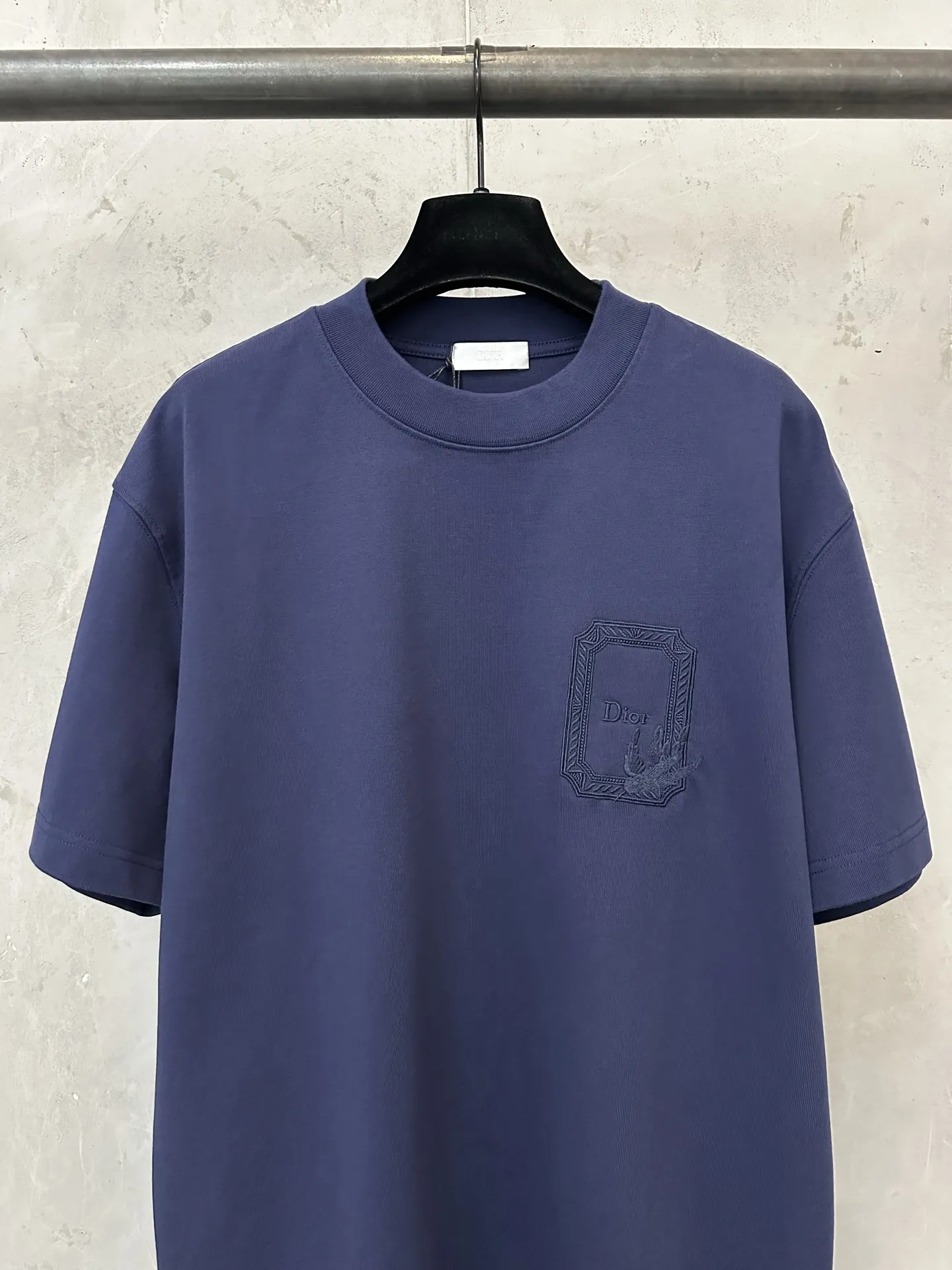 Embroidered Logo Heavyweight Cotton T-Shirt D21020467 — view 3