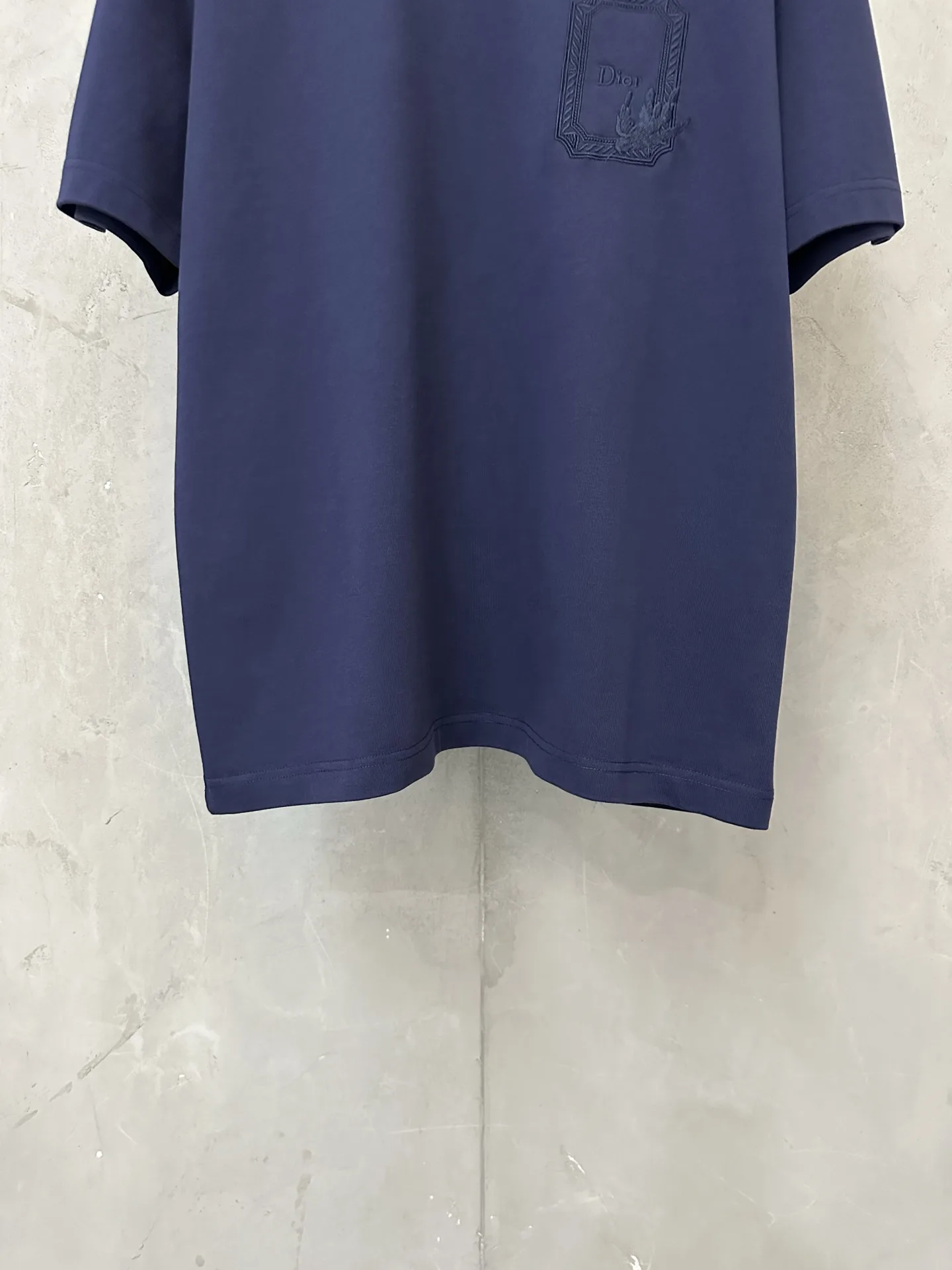 Embroidered Logo Heavyweight Cotton T-Shirt D21020467 — view 4