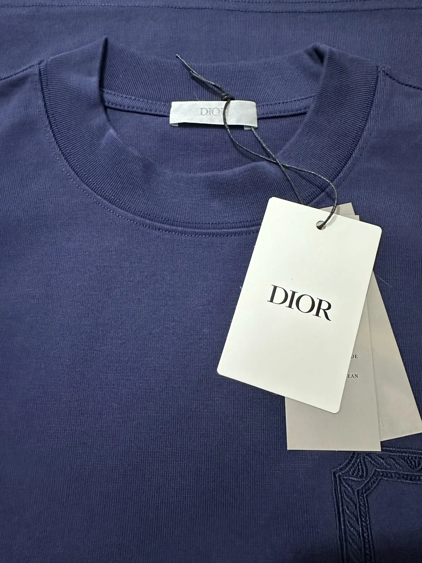 Embroidered Logo Heavyweight Cotton T-Shirt D21020467 — view 6