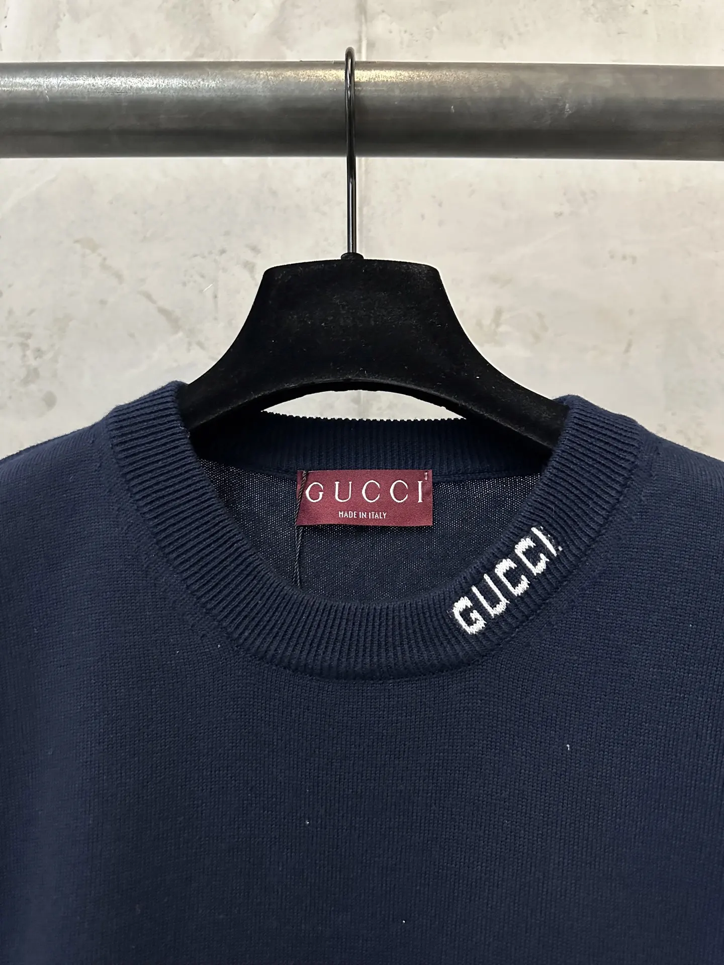 Logo-Jacquard Silk and Cotton Knit T-Shirt D21011170 — view 5