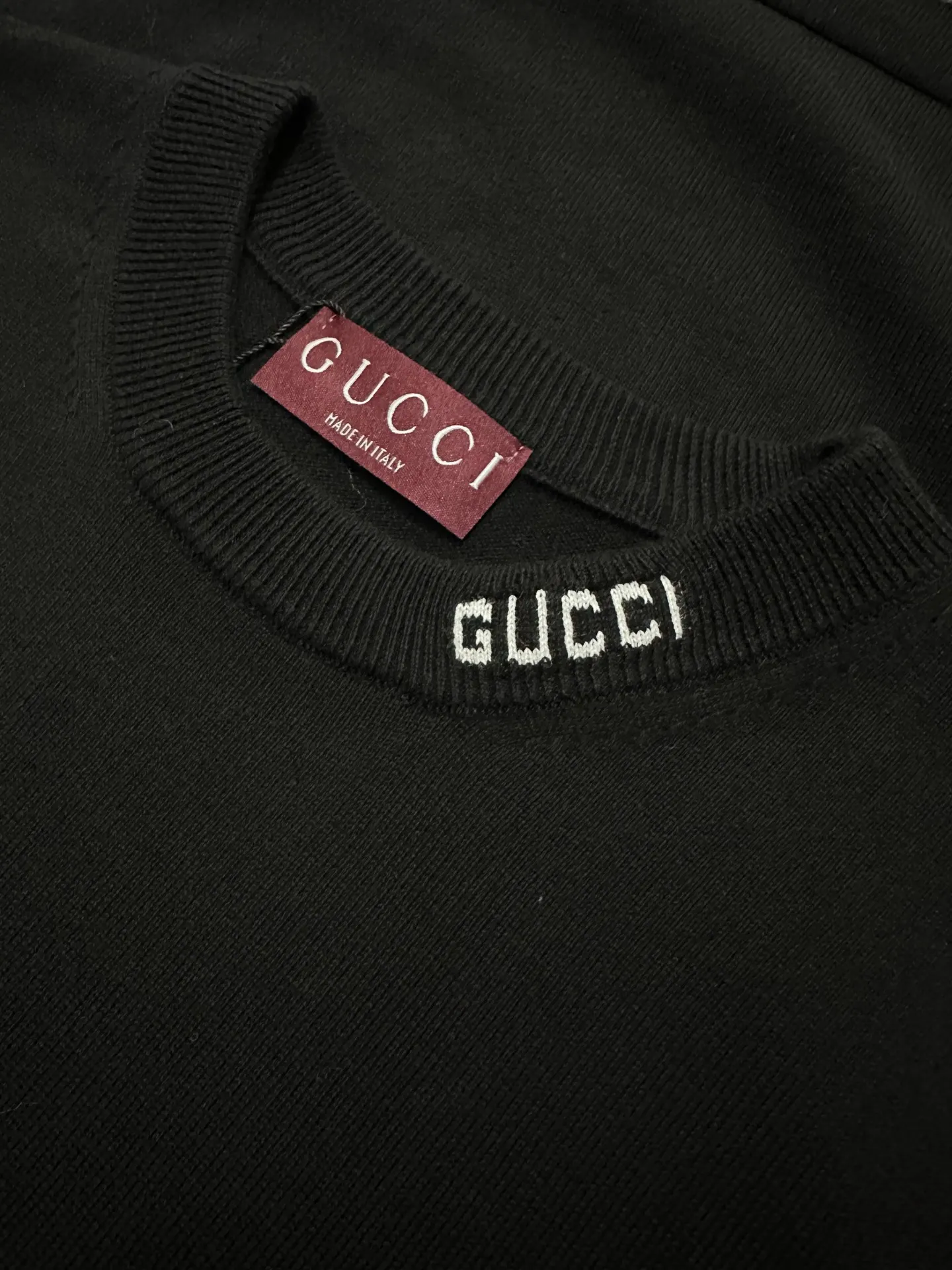 Logo-Jacquard Silk and Cotton Knit T-Shirt D21011172 — view 6