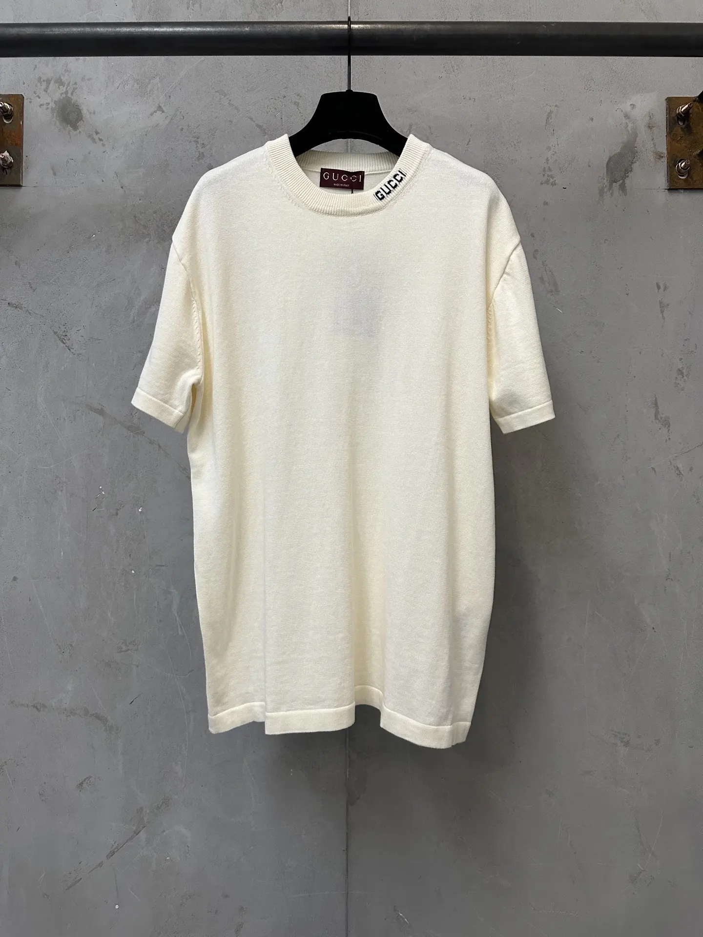Logo-Jacquard Silk and Cotton-Blend Knit T-Shirt D21011171