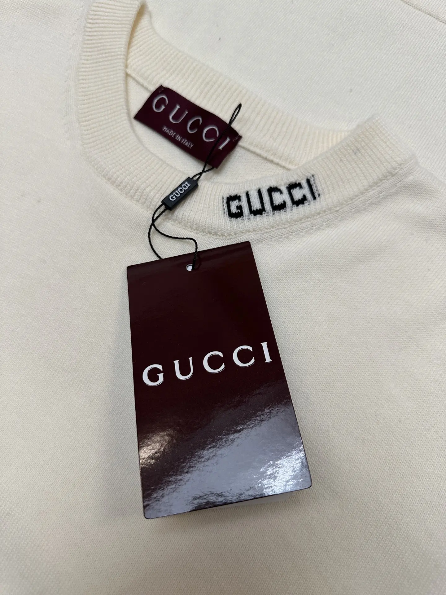 Logo-Jacquard Silk and Cotton-Blend Knit T-Shirt D21011171 — view 6