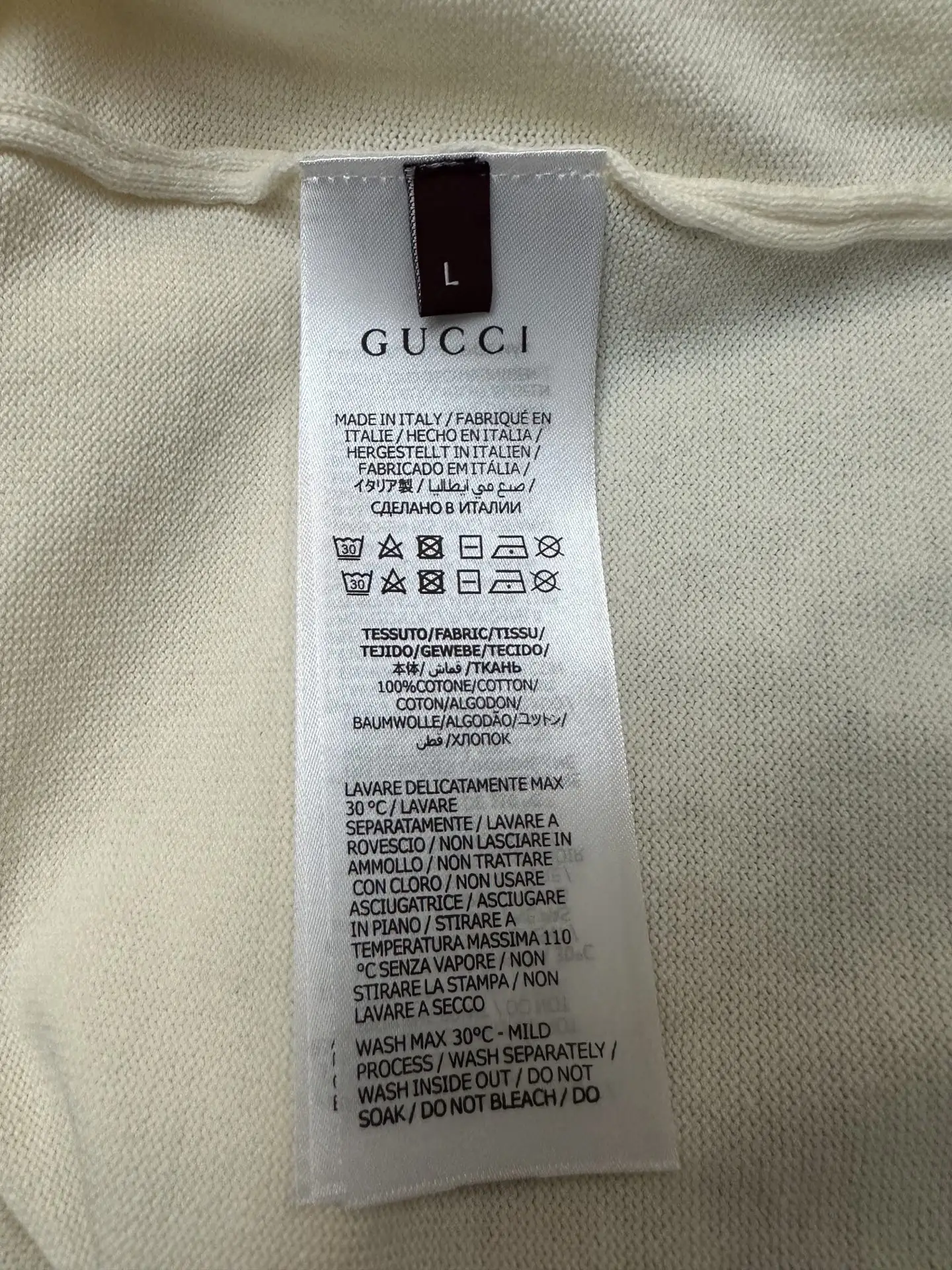Logo-Jacquard Silk and Cotton-Blend Knit T-Shirt D21011171 — view 9