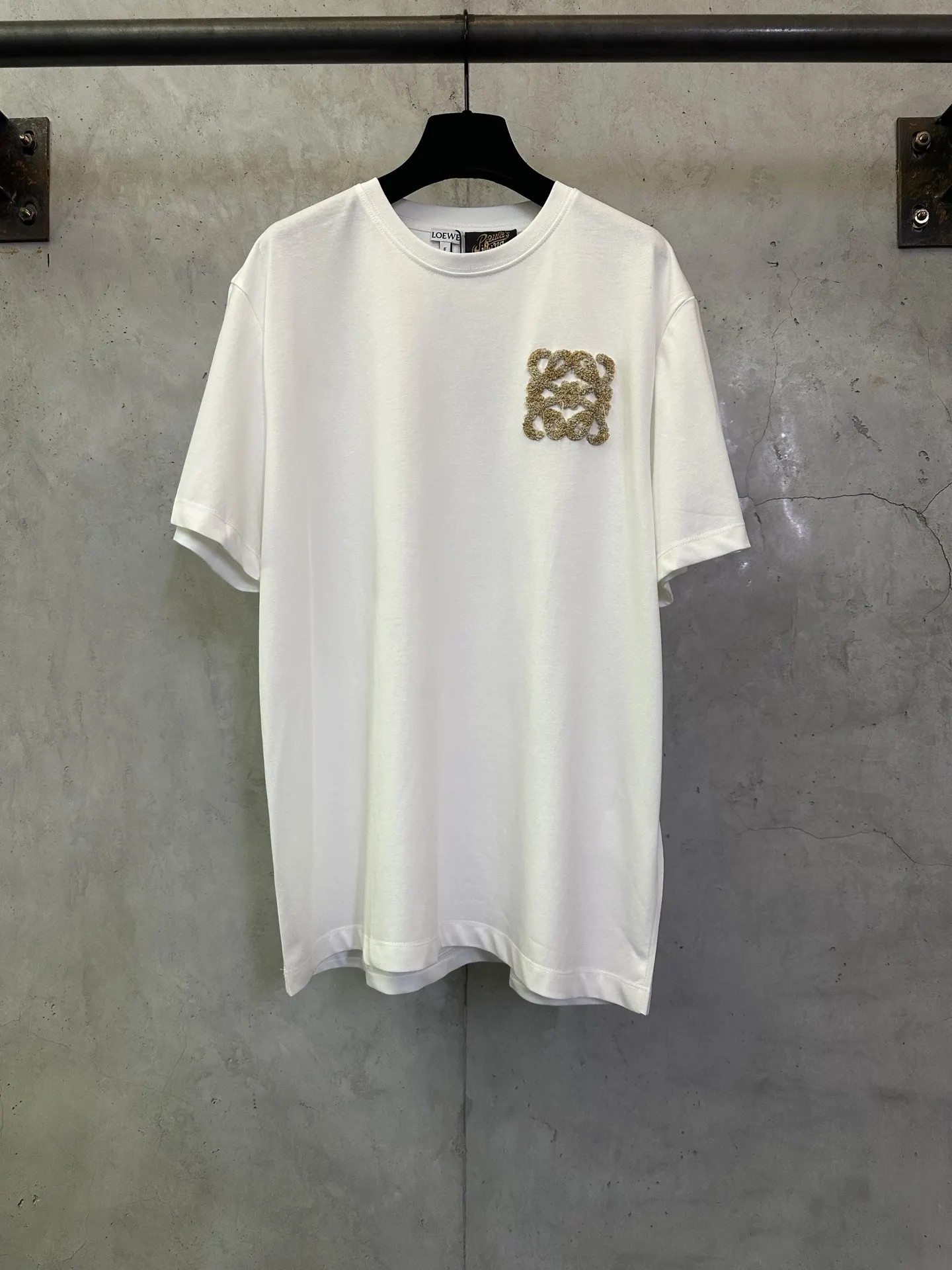 Anagram Embroidered Cotton T-Shirt D21012434
