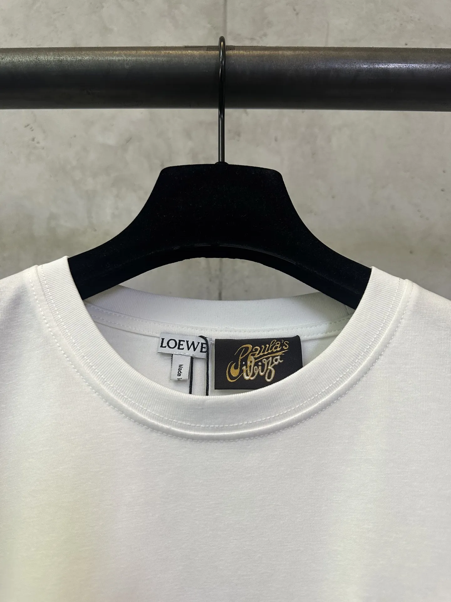 Anagram Embroidered Cotton T-Shirt D21012434 — view 7