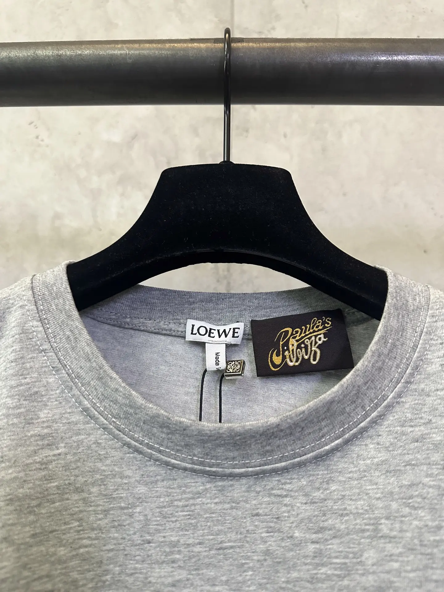 Anagram Embroidered Cotton-Jersey T-Shirt D21012435 — view 7