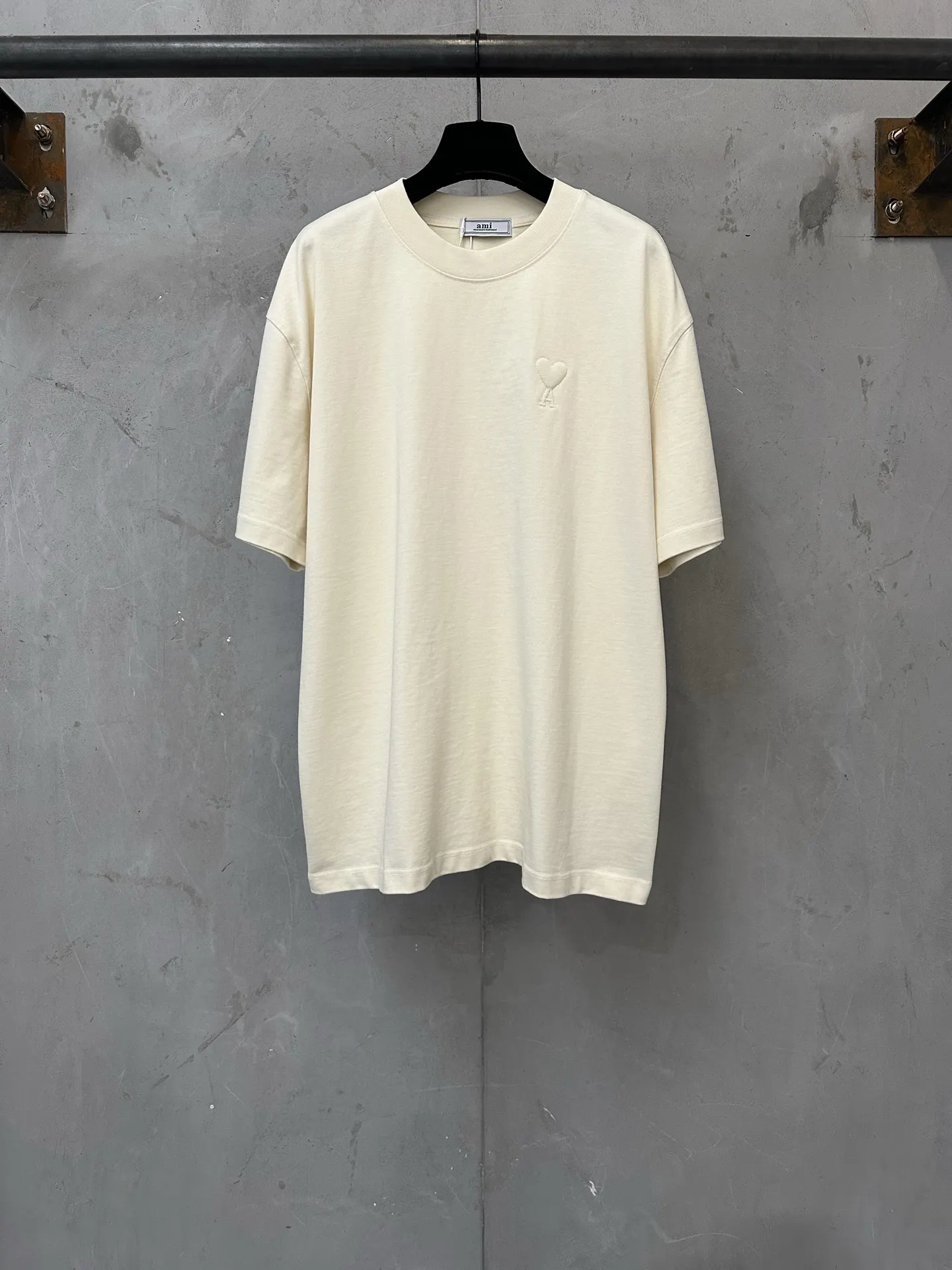 Ami de Coeur Embossed Cotton T-Shirt D21022217