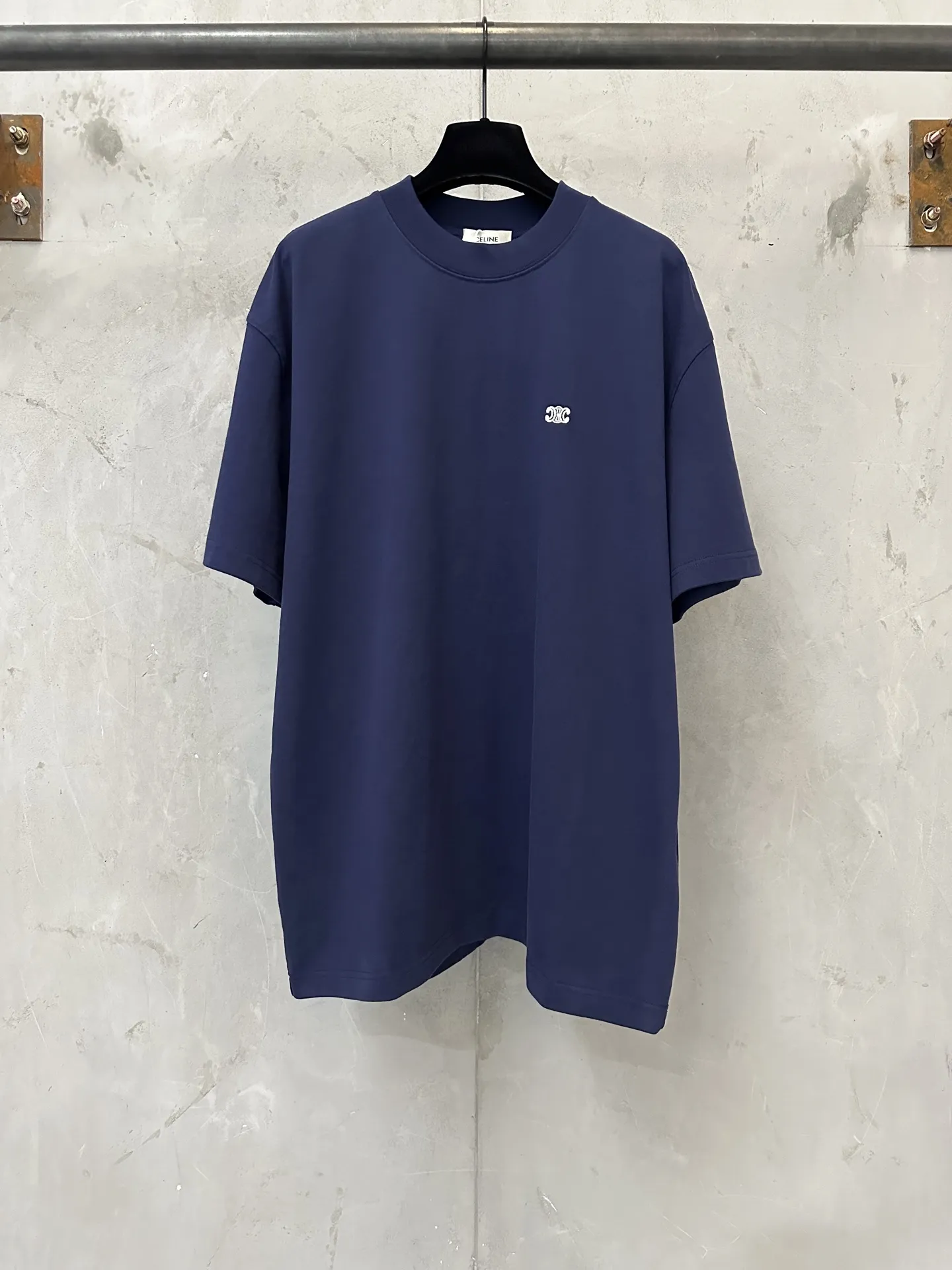 Triomphe Logo Embroidered Heavyweight T-Shirt D21018932