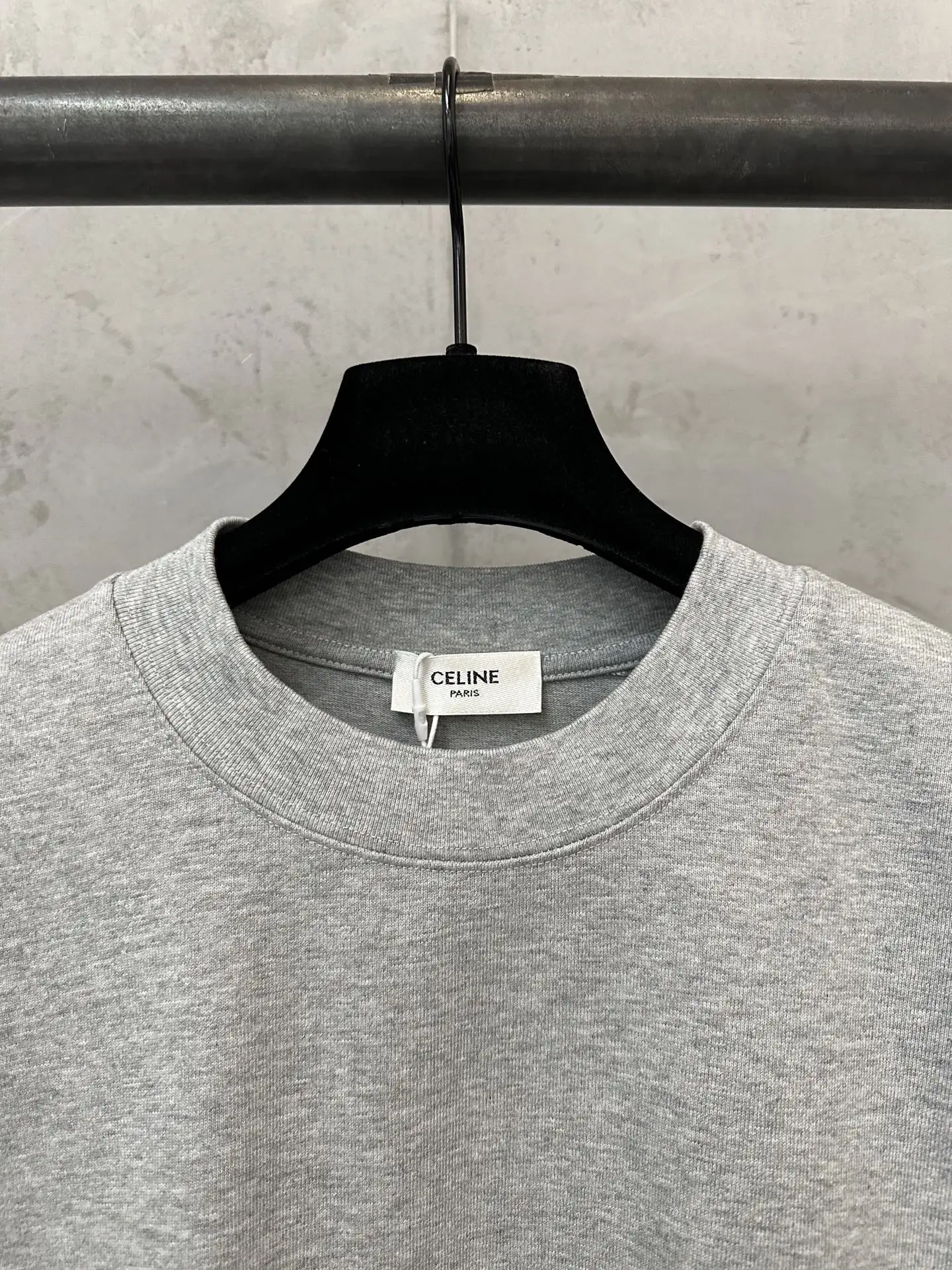 Triomphe Logo Embroidery Heavyweight Cotton T-Shirt D21018929 — view 5