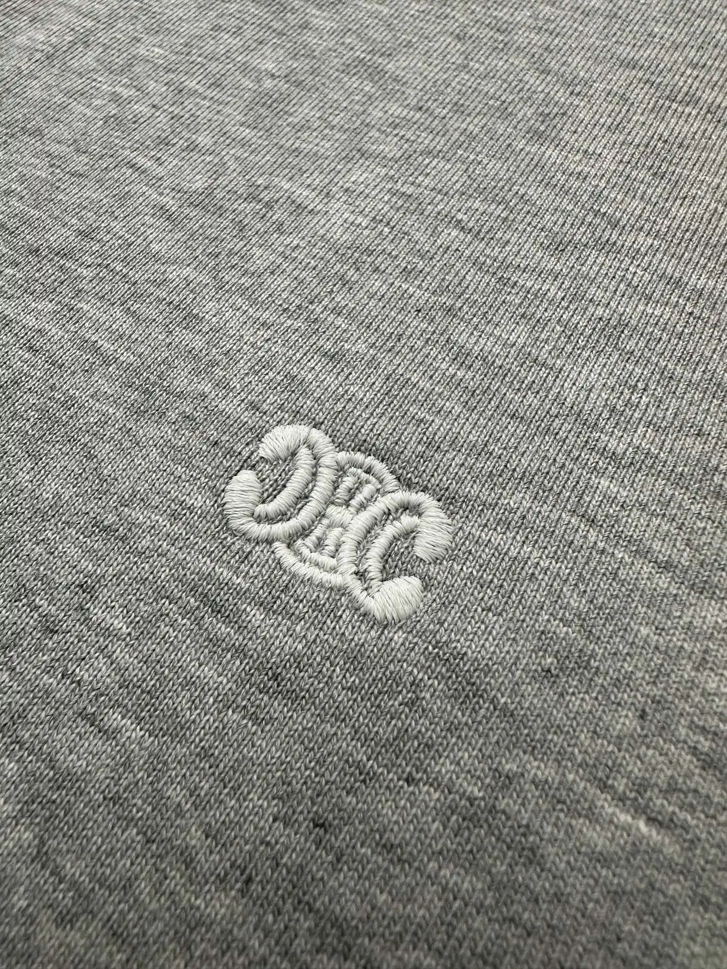 Triomphe Logo Embroidery Heavyweight Cotton T-Shirt D21018929 — view 7