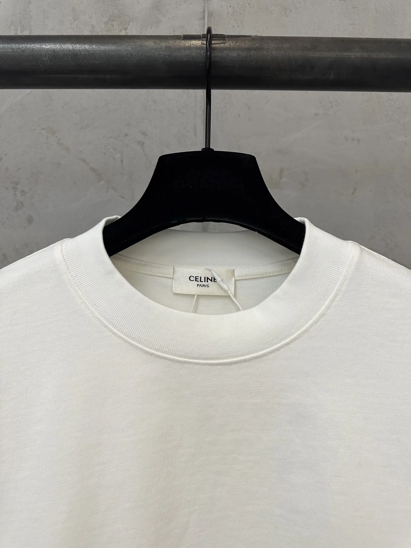 Triomphe Logo Embroidered Heavyweight T-Shirt D21018928 — view 5