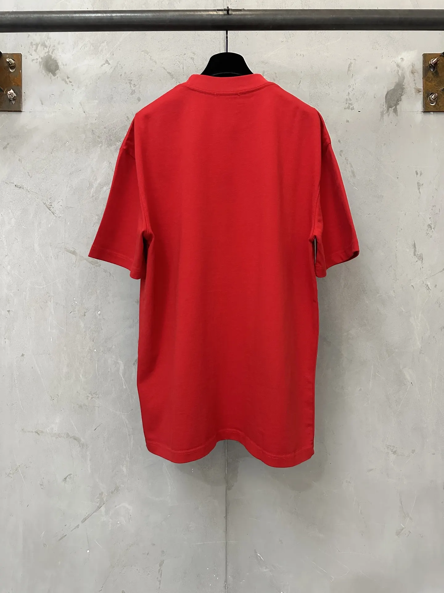 Triomphe Logo Embroidered Heavyweight Cotton T-Shirt D21018931 — view 2