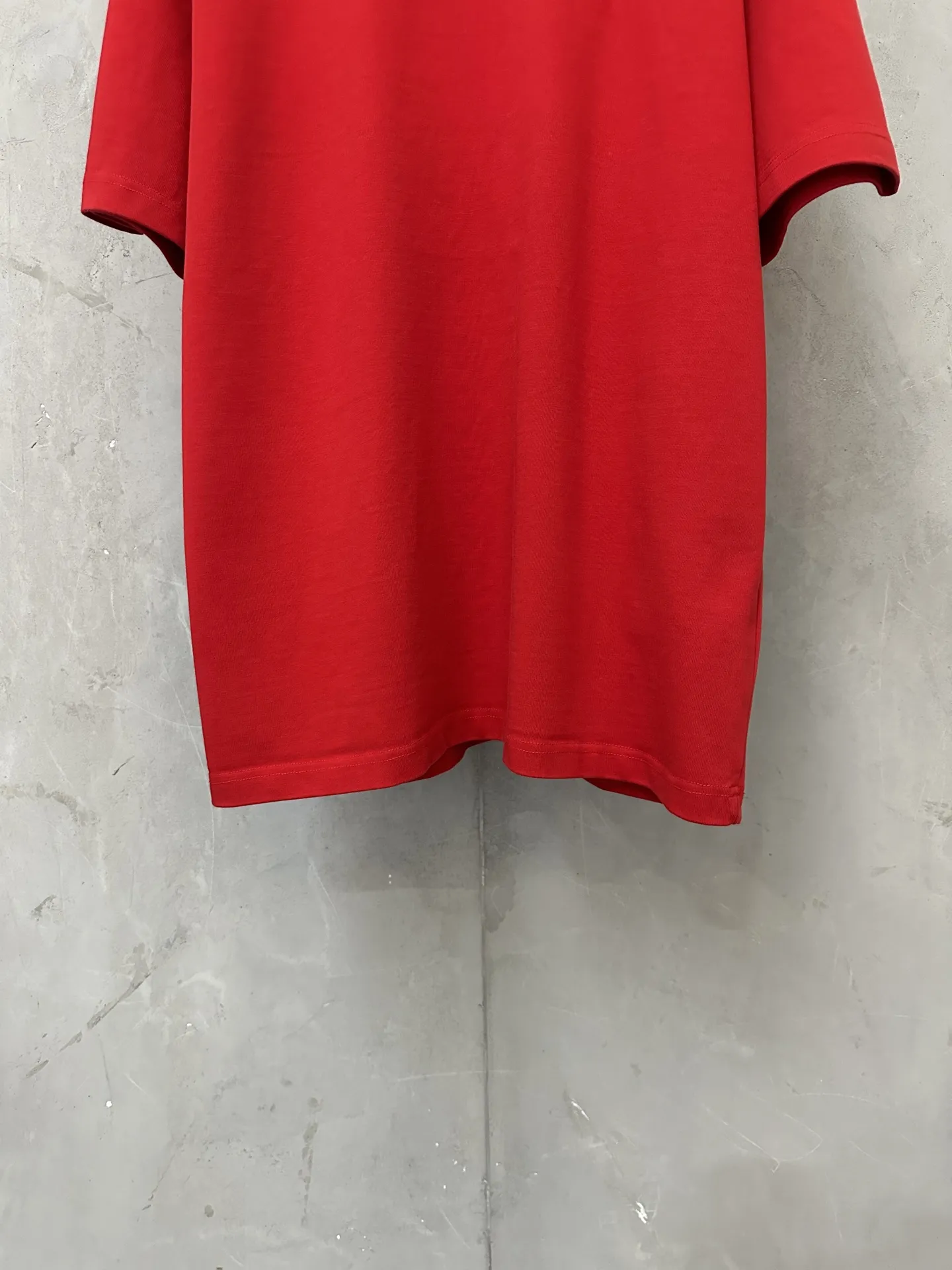 Triomphe Logo Embroidered Heavyweight Cotton T-Shirt D21018931 — view 4