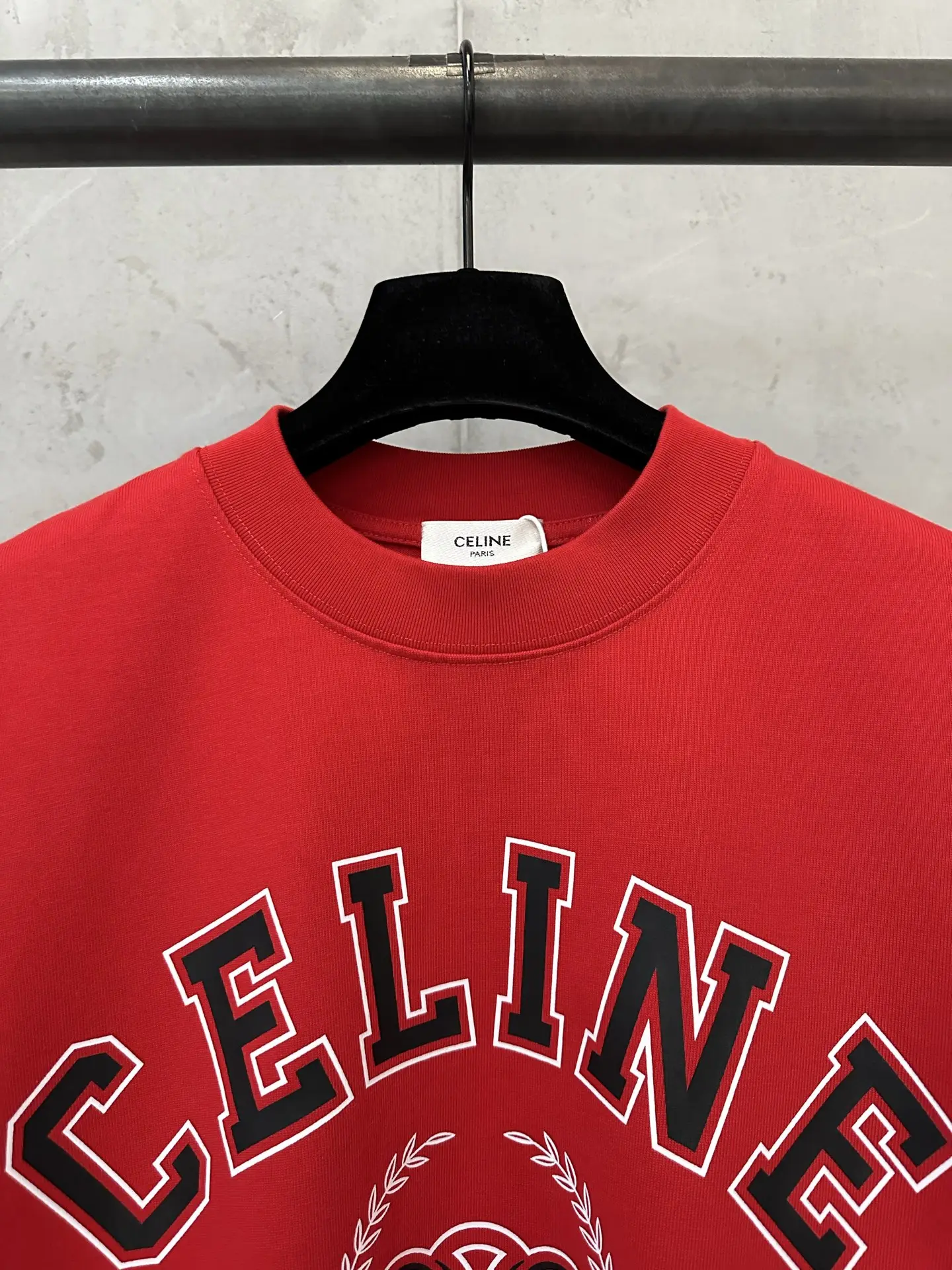 Triomphe Logo Heavyweight Cotton T-Shirt D21023127 — view 5