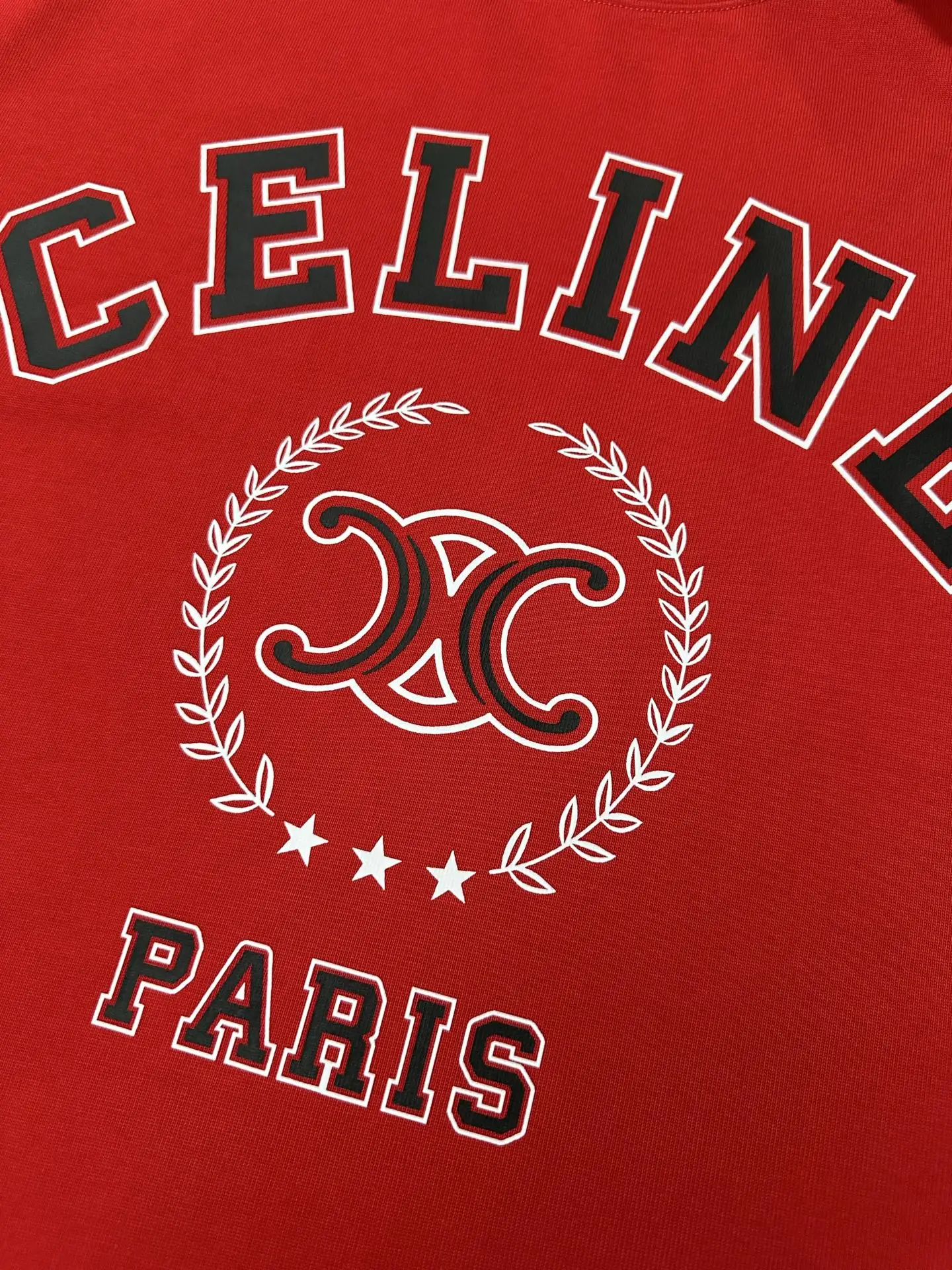Triomphe Logo Heavyweight Cotton T-Shirt D21023127 — view 7