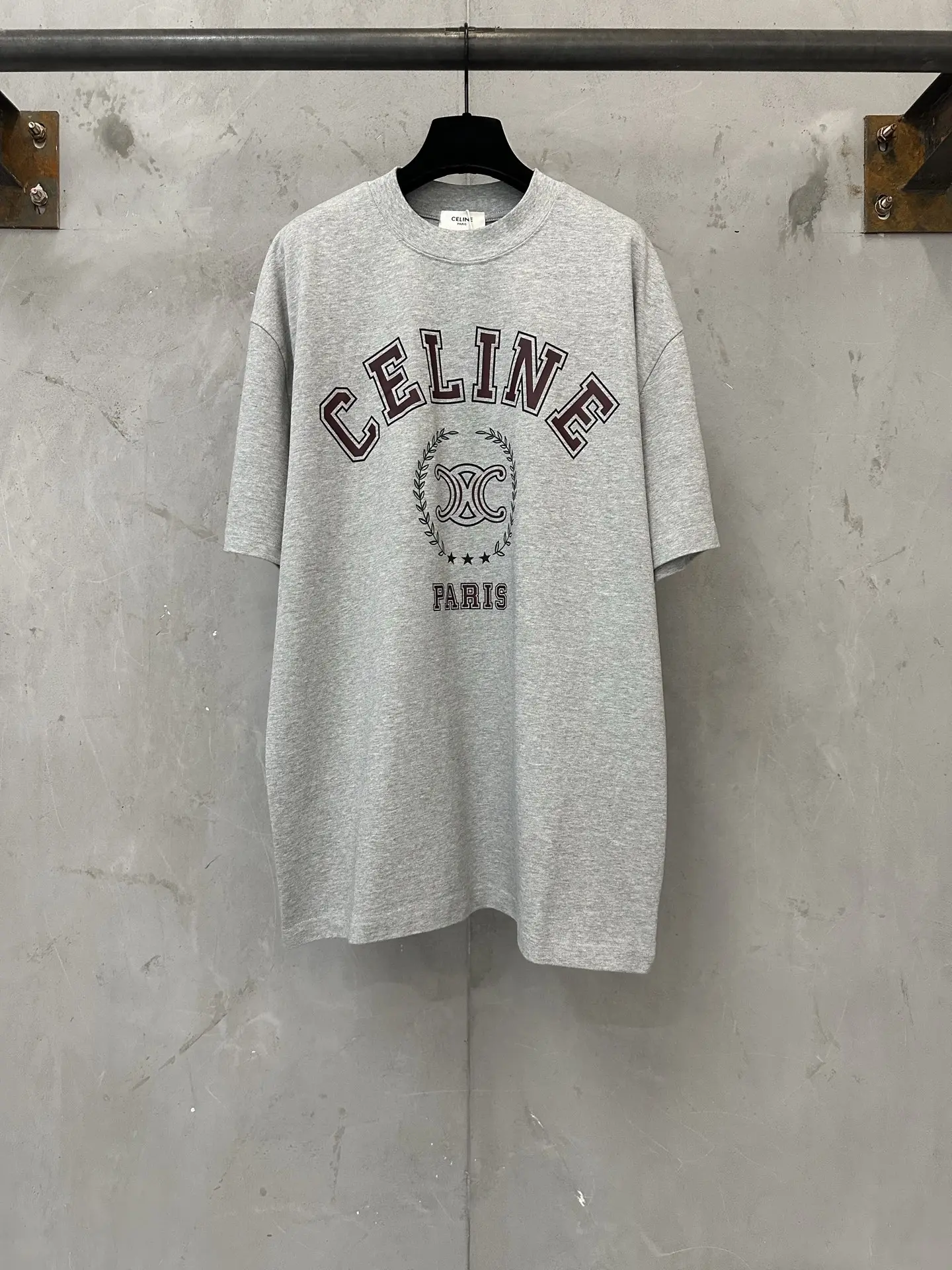 Triomphe Logo Heavyweight Cotton T-Shirt D21023128