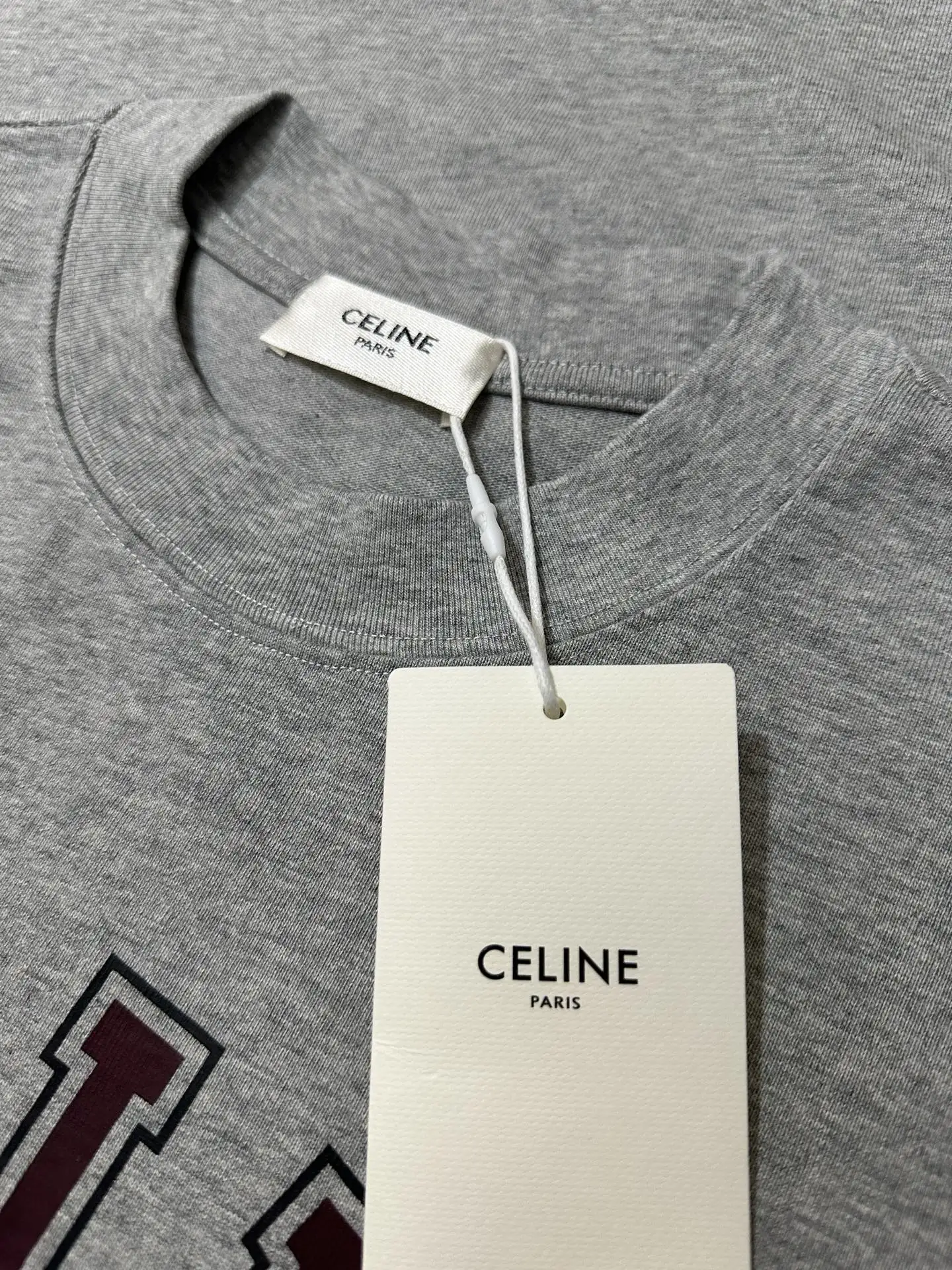 Triomphe Logo Heavyweight Cotton T-Shirt D21023128 — view 6