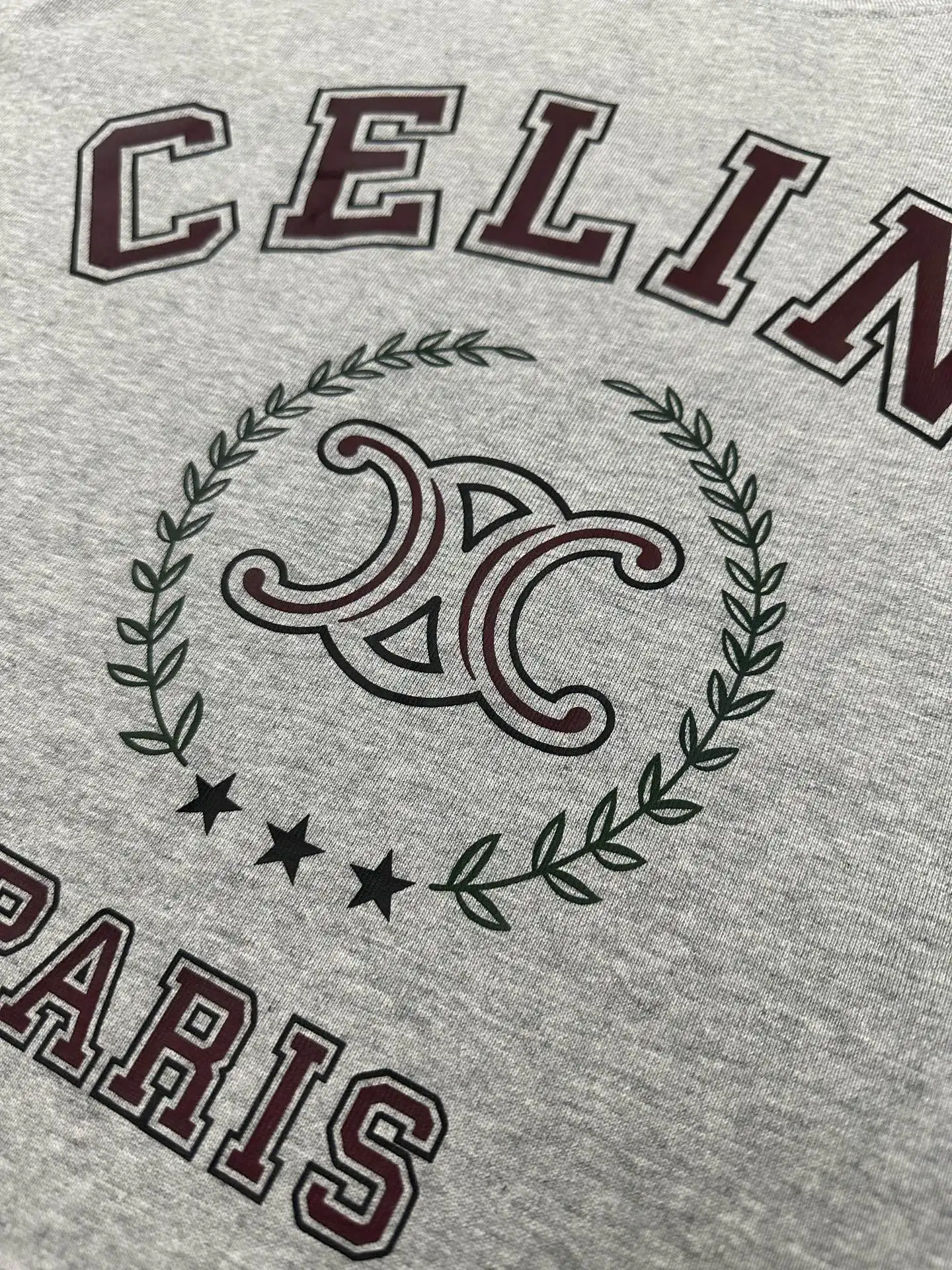 Triomphe Logo Heavyweight Cotton T-Shirt D21023128 — view 7
