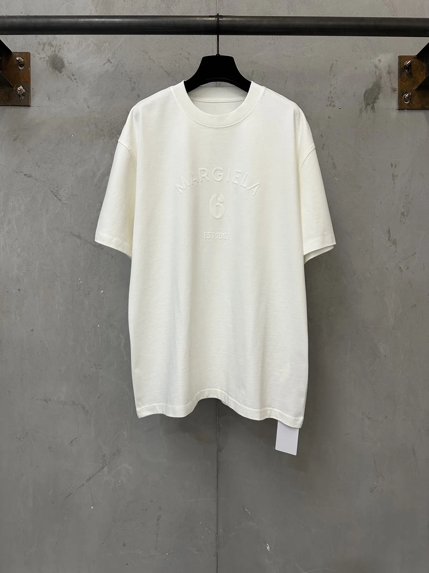 MM6 Maison Margiela Flocked Logo Heavyweight T-Shirt D21020493