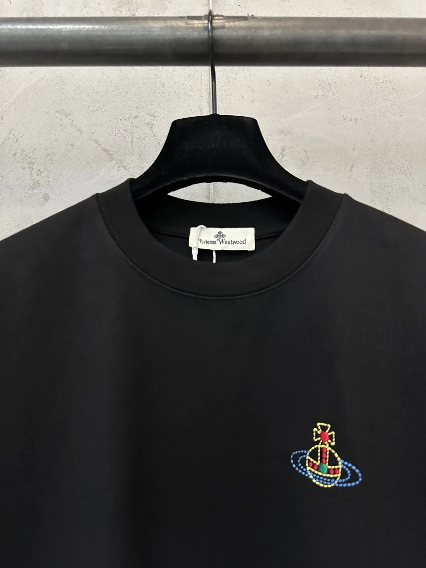Orb Logo Embroidered Heavyweight Cotton T-Shirt D21023118 — view 5