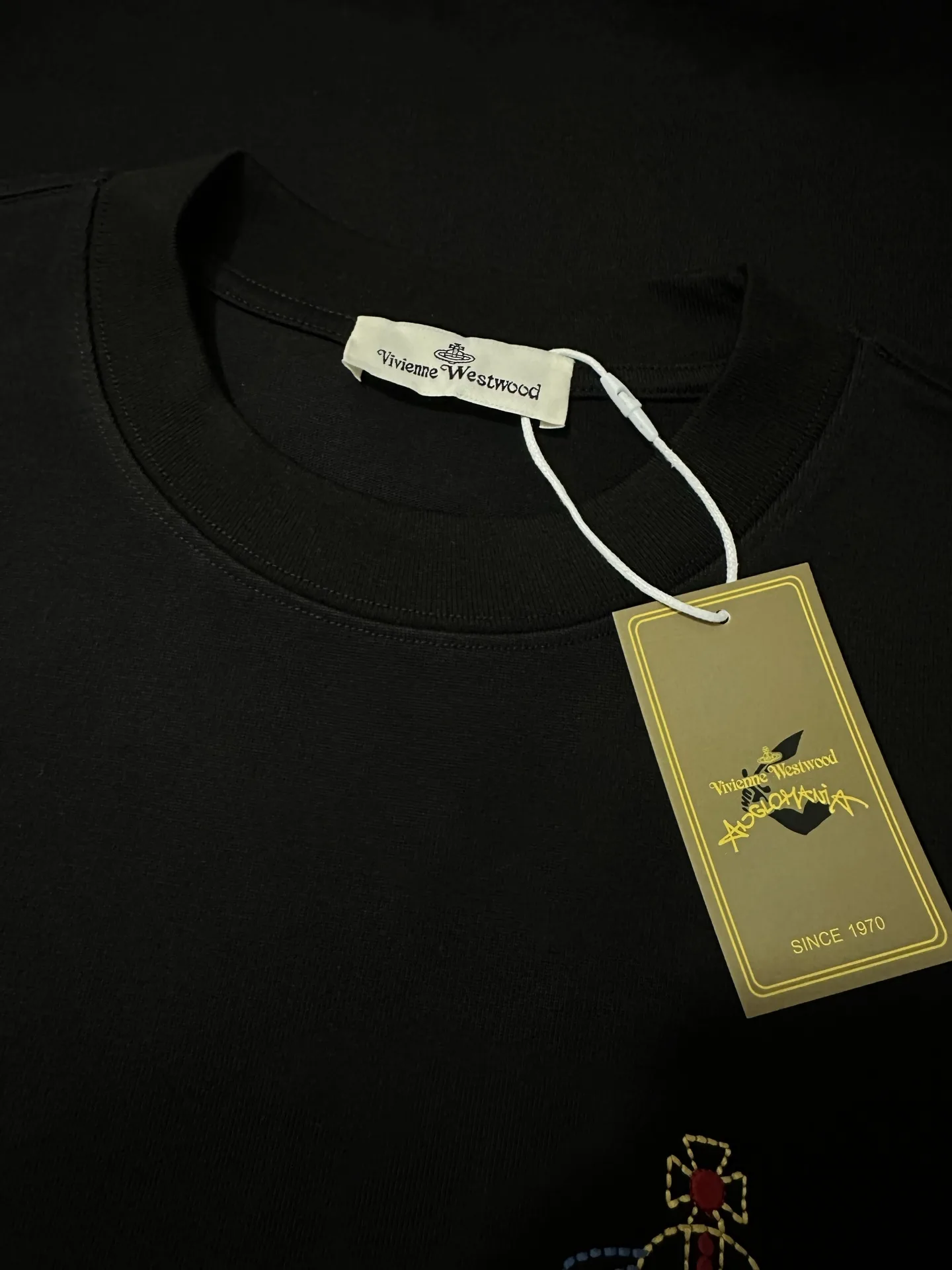 Orb Logo Embroidered Heavyweight Cotton T-Shirt D21023118 — view 6
