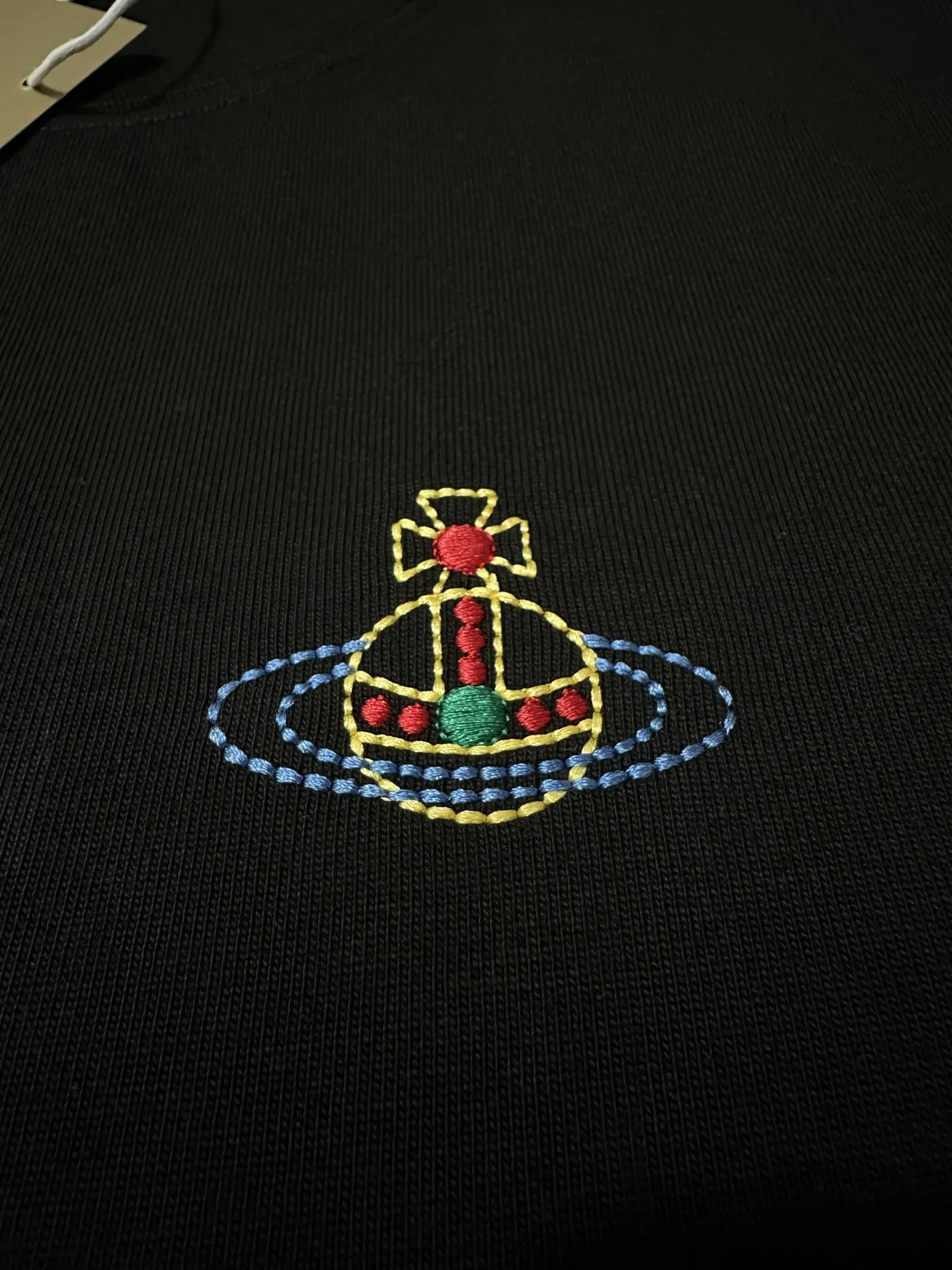 Orb Logo Embroidered Heavyweight Cotton T-Shirt D21023118 — view 7