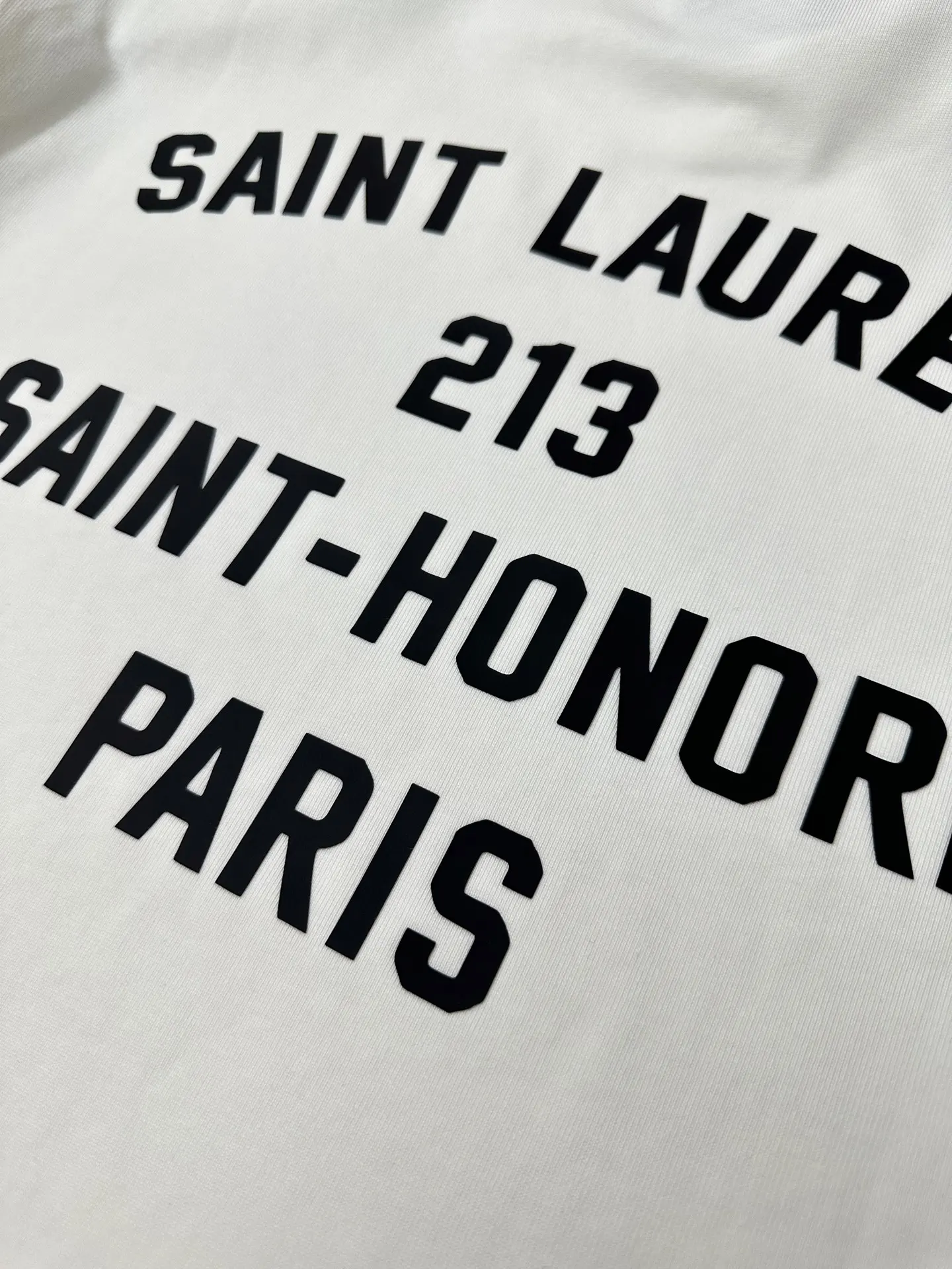 213 Saint-Honoré Address Print T-Shirt D21018911 — view 7