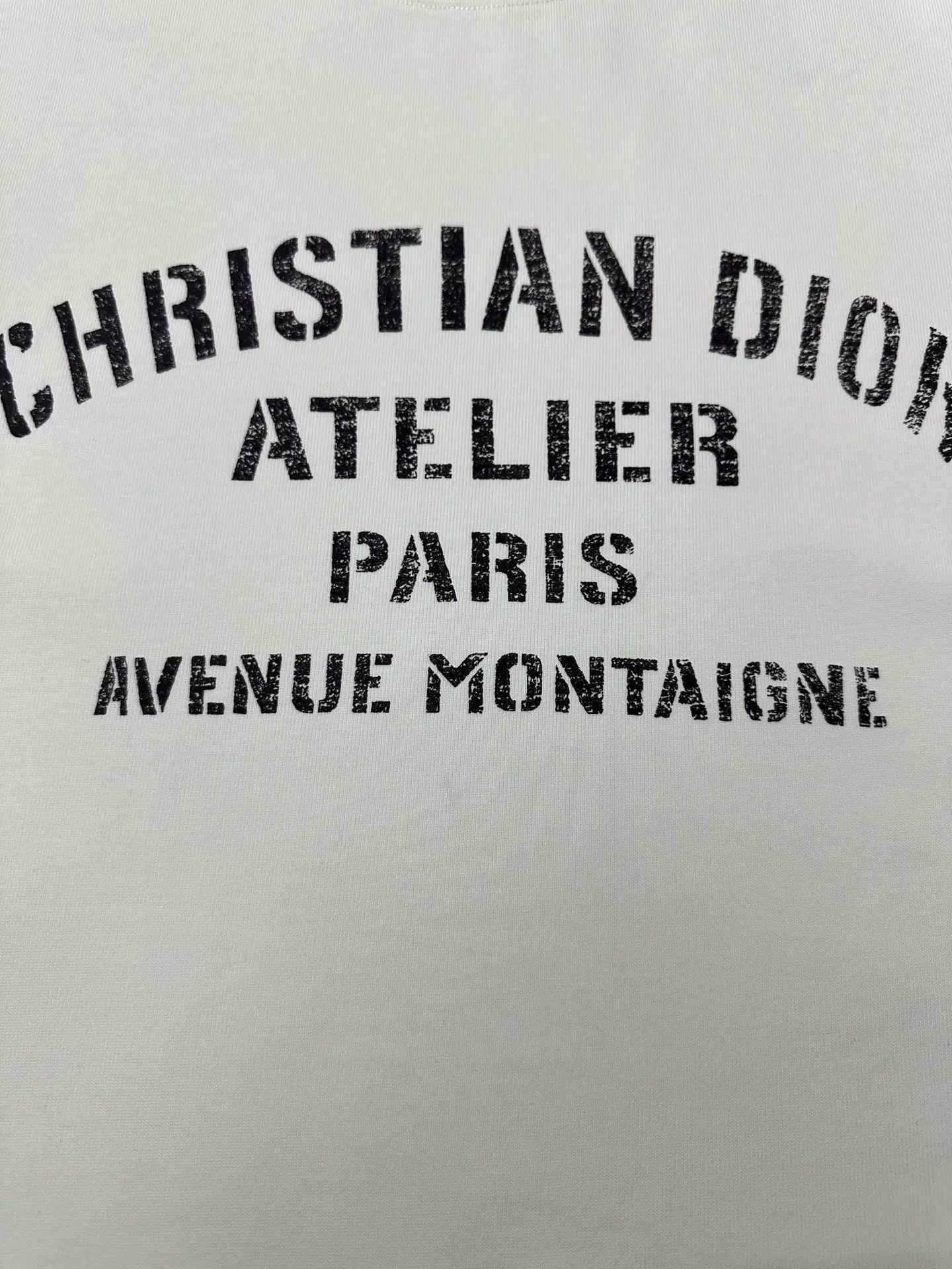Christian Dior Atelier Logo Print T-Shirt D21018828 — view 7
