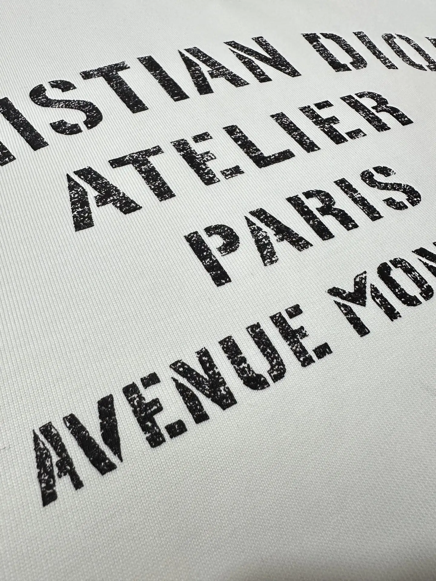 Christian Dior Atelier Logo Print T-Shirt D21018828 — view 8