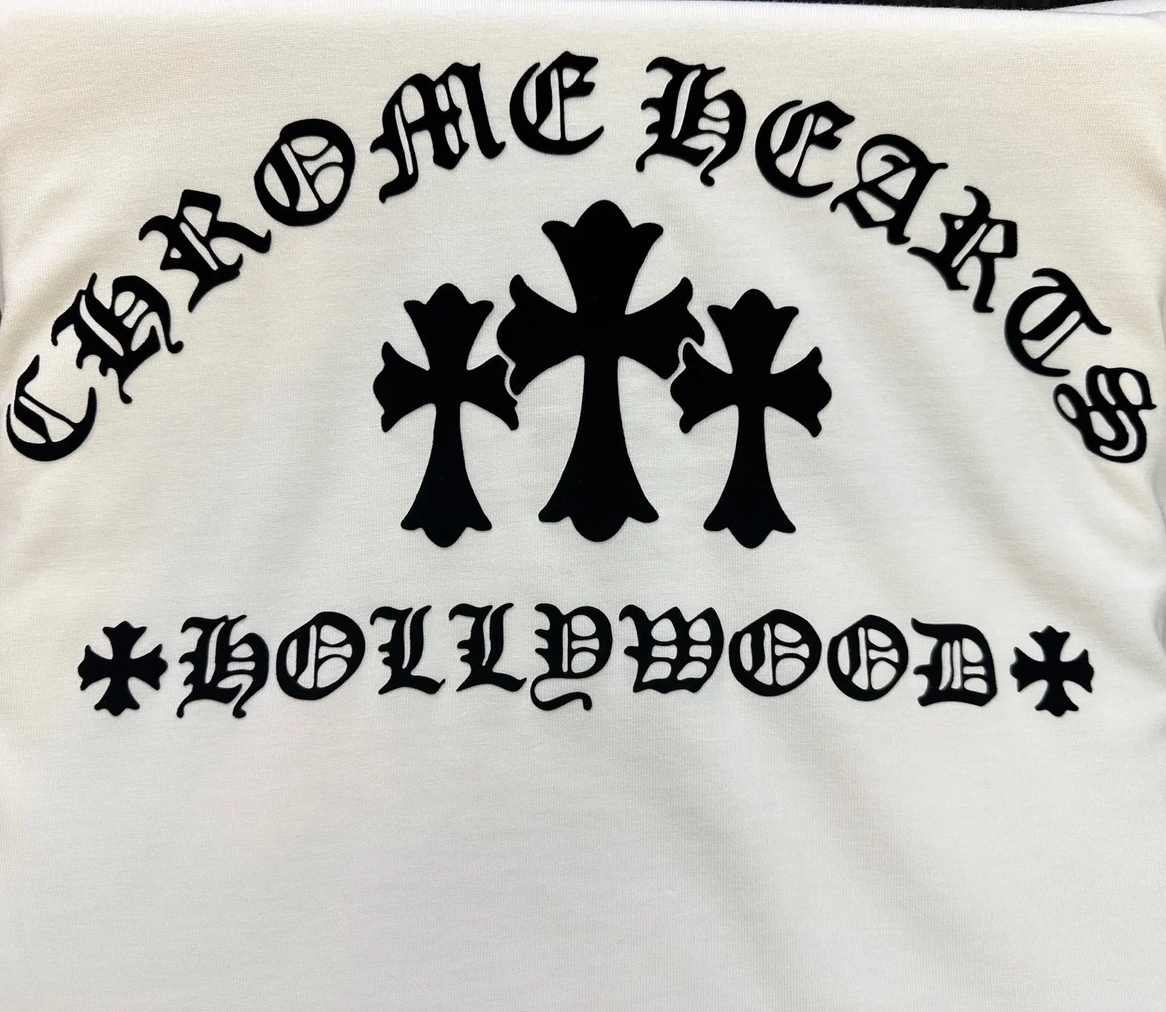 Chrome Hearts Flocked Logo Long-Sleeve T-Shirt D22023742 — view 8