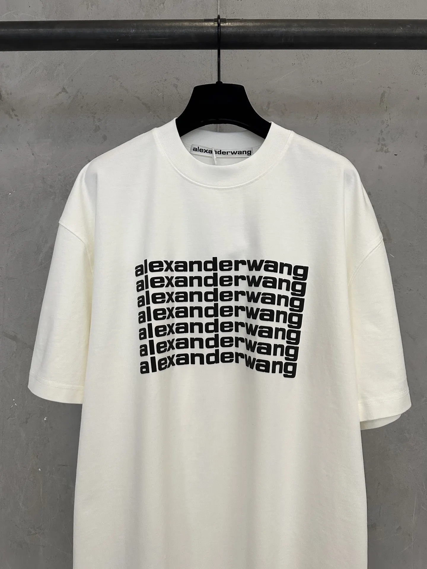 Logo Puff-Print Heavyweight Cotton T-Shirt D22011888 — view 3