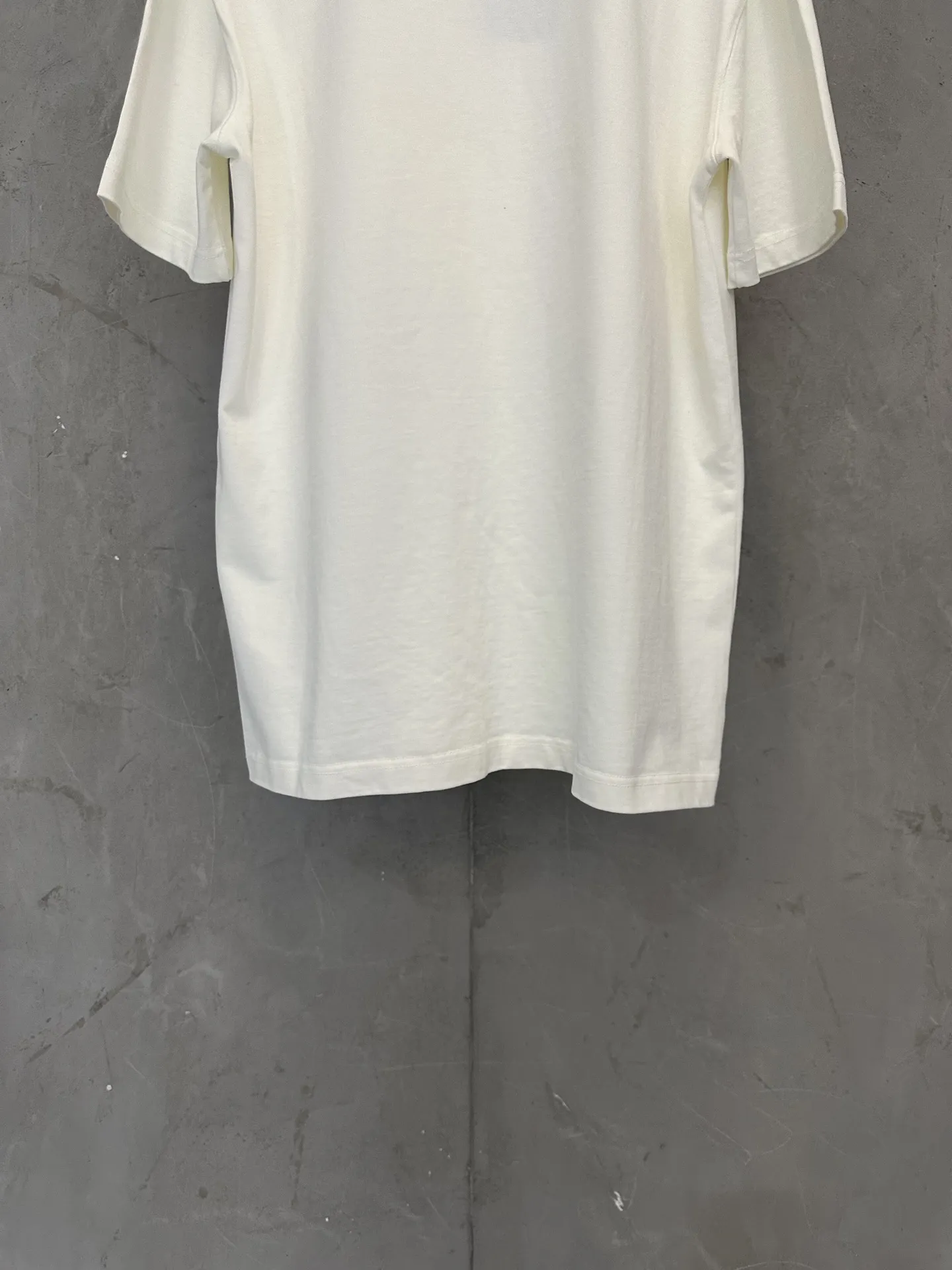 Logo Leather Patch Heavyweight Cotton T-Shirt D22011894 — view 6