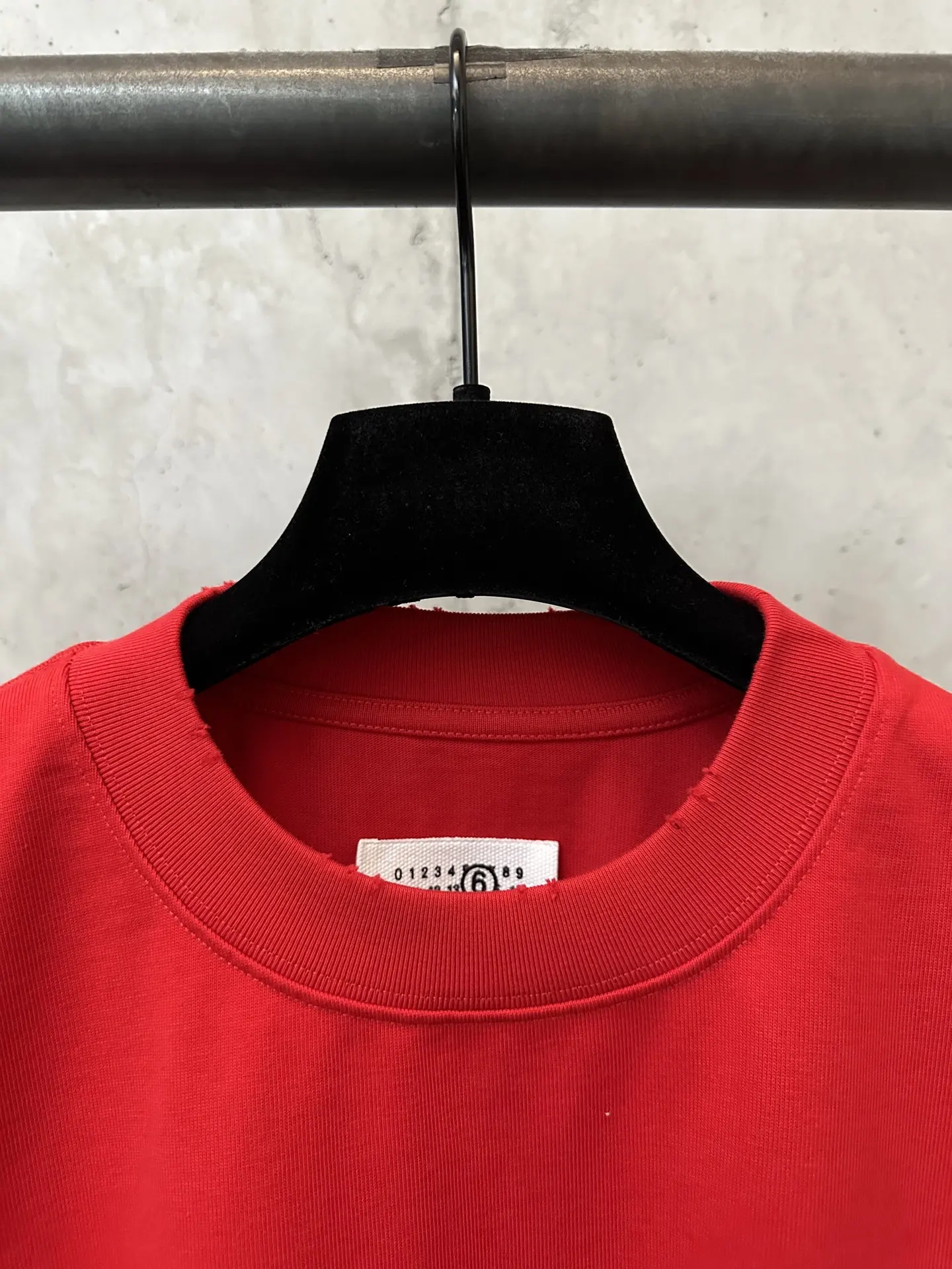 Logo Print Heavyweight Cotton T-Shirt D22011927 — view 7