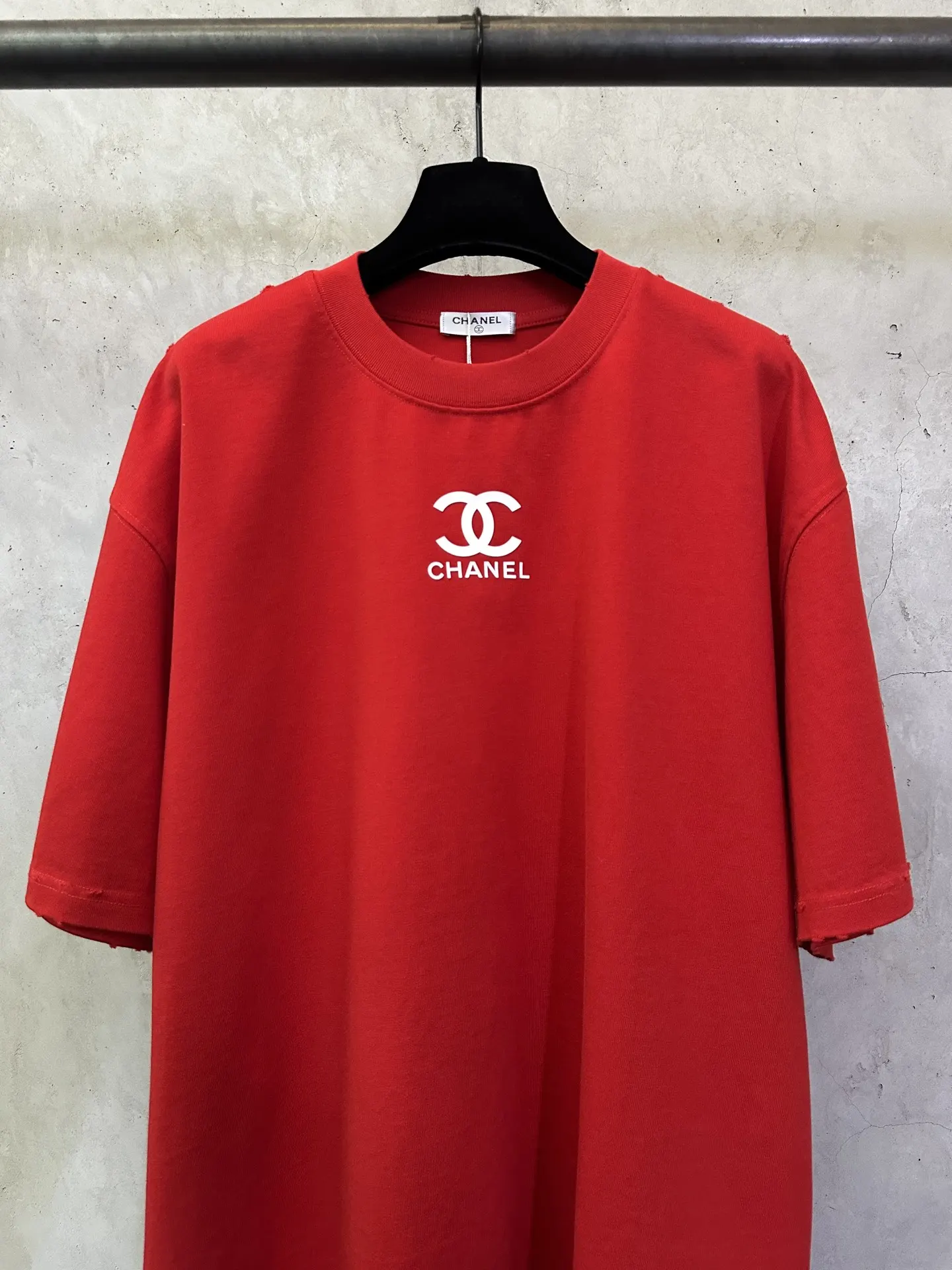 Logo Print Heavyweight Cotton T-Shirt D22012439 — view 3