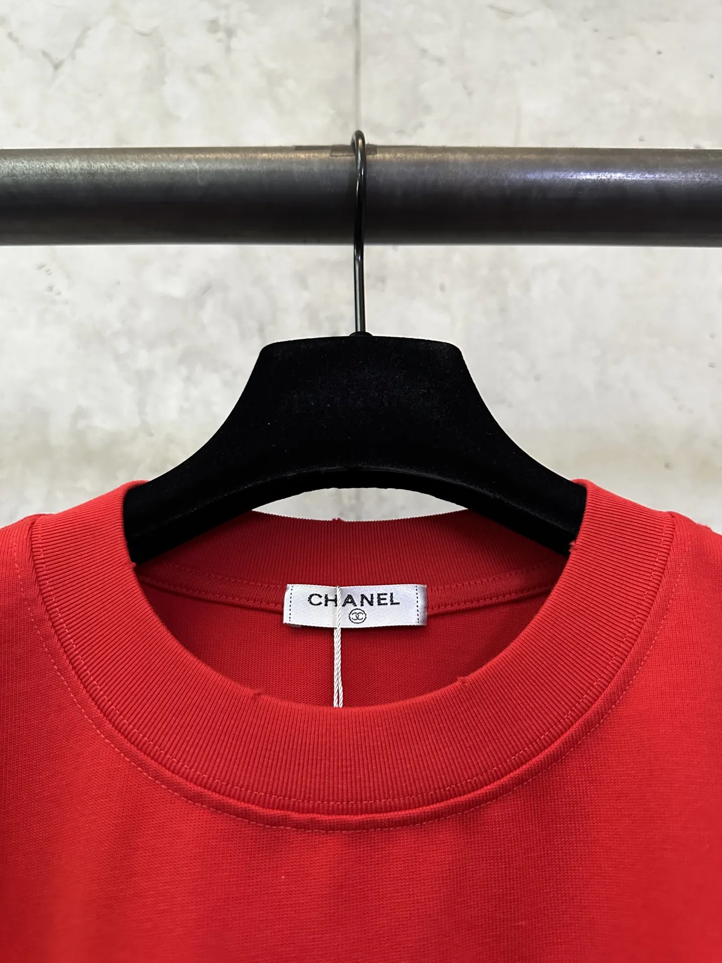 Logo Print Heavyweight Cotton T-Shirt D22012439 — view 6