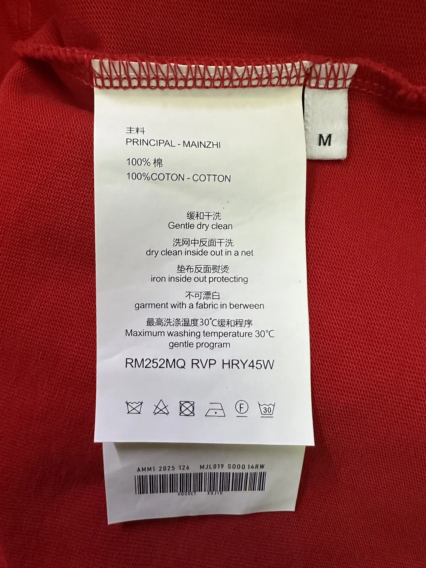 Logo Print Heavyweight Cotton T-Shirt D22012439 — view 9