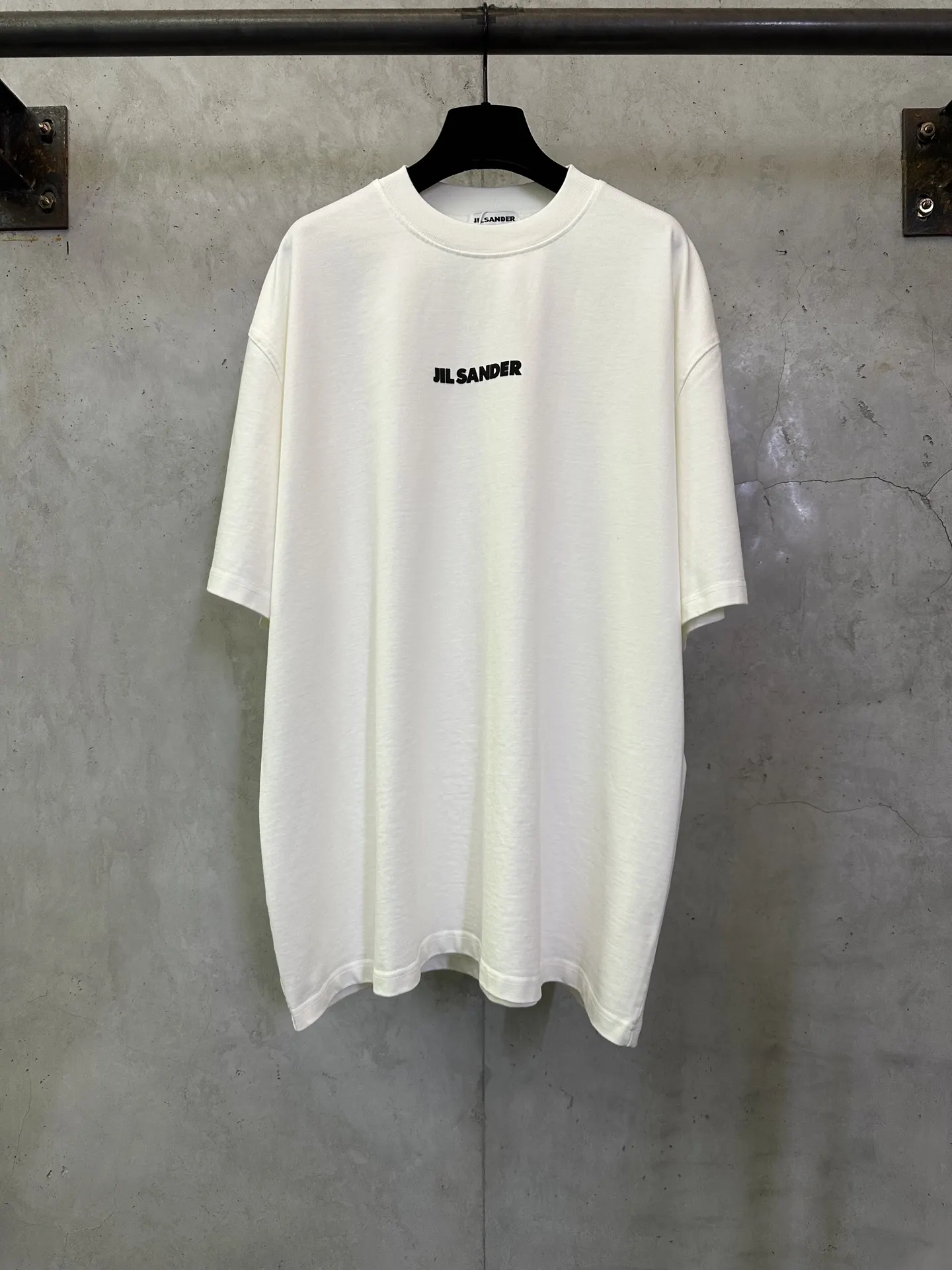 Logo-Print Heavyweight Cotton T-Shirt D22015308