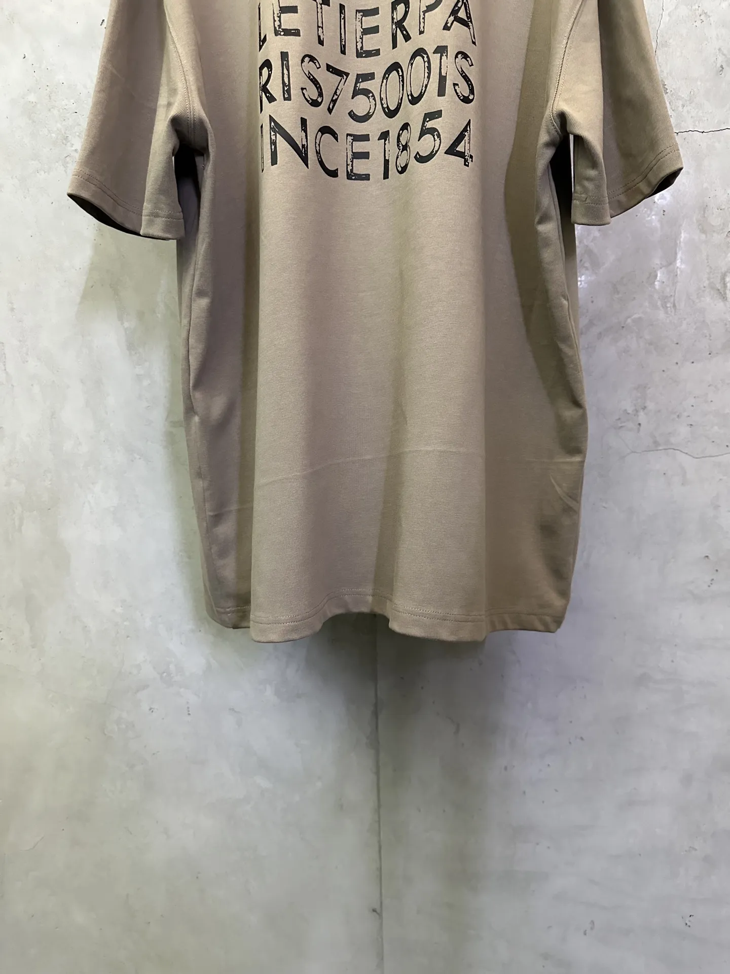 L.V.M. Logo Print Heavyweight Cotton T-Shirt D22512356 — view 6