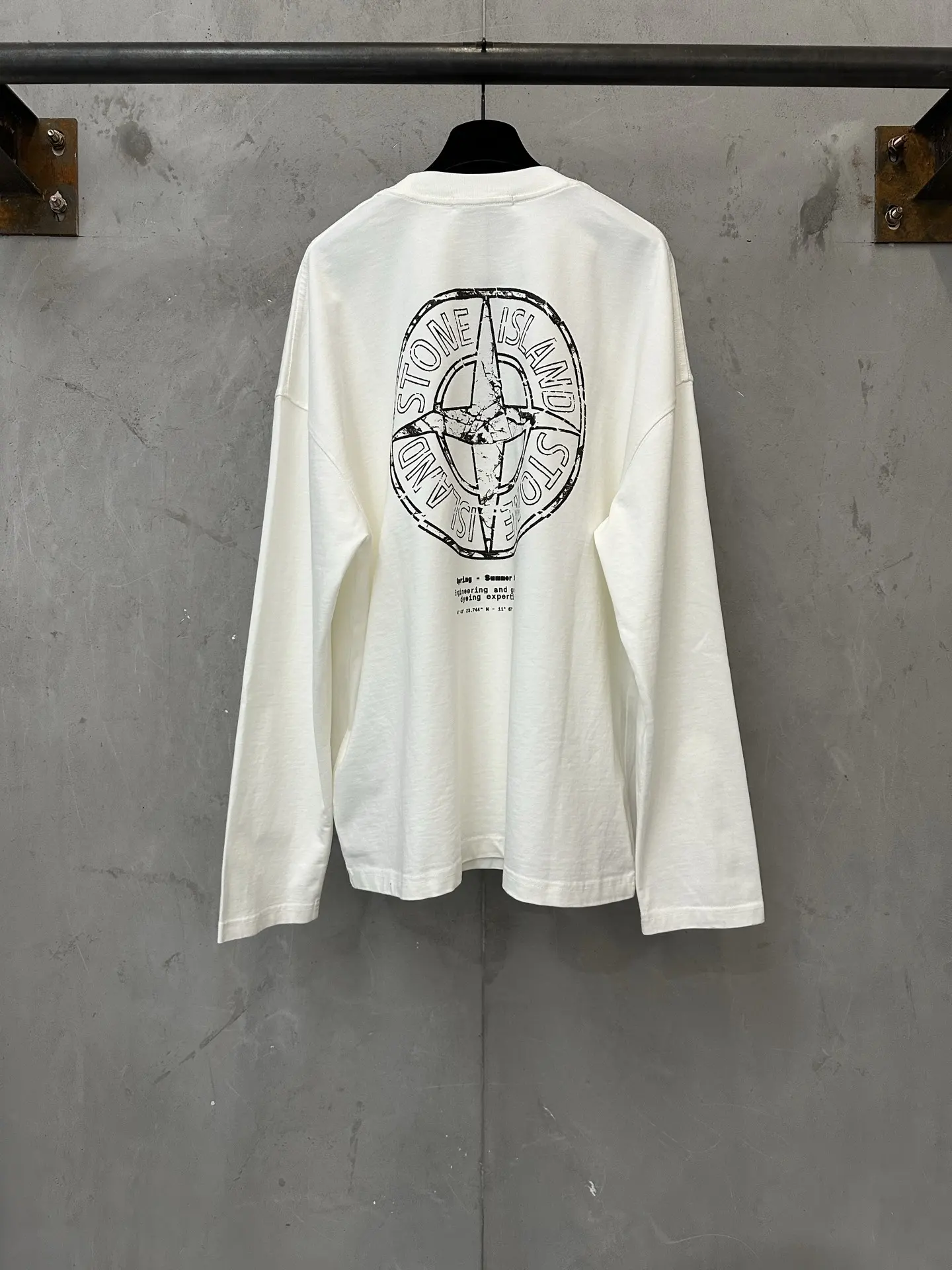 Triomphe Logo Zip-Up Ribbed Knit Hoodie D23022232 — view 2