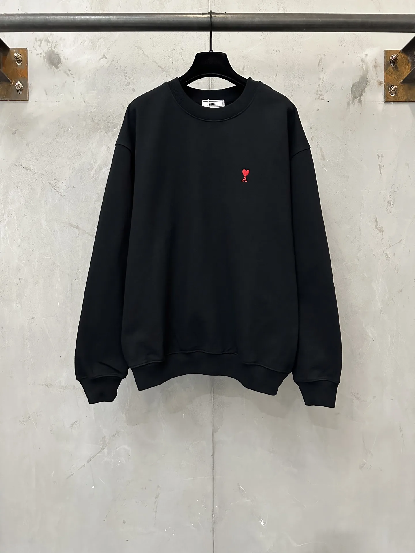 Ami de Cœur Embroidered Cotton Sweatshirt D25020496