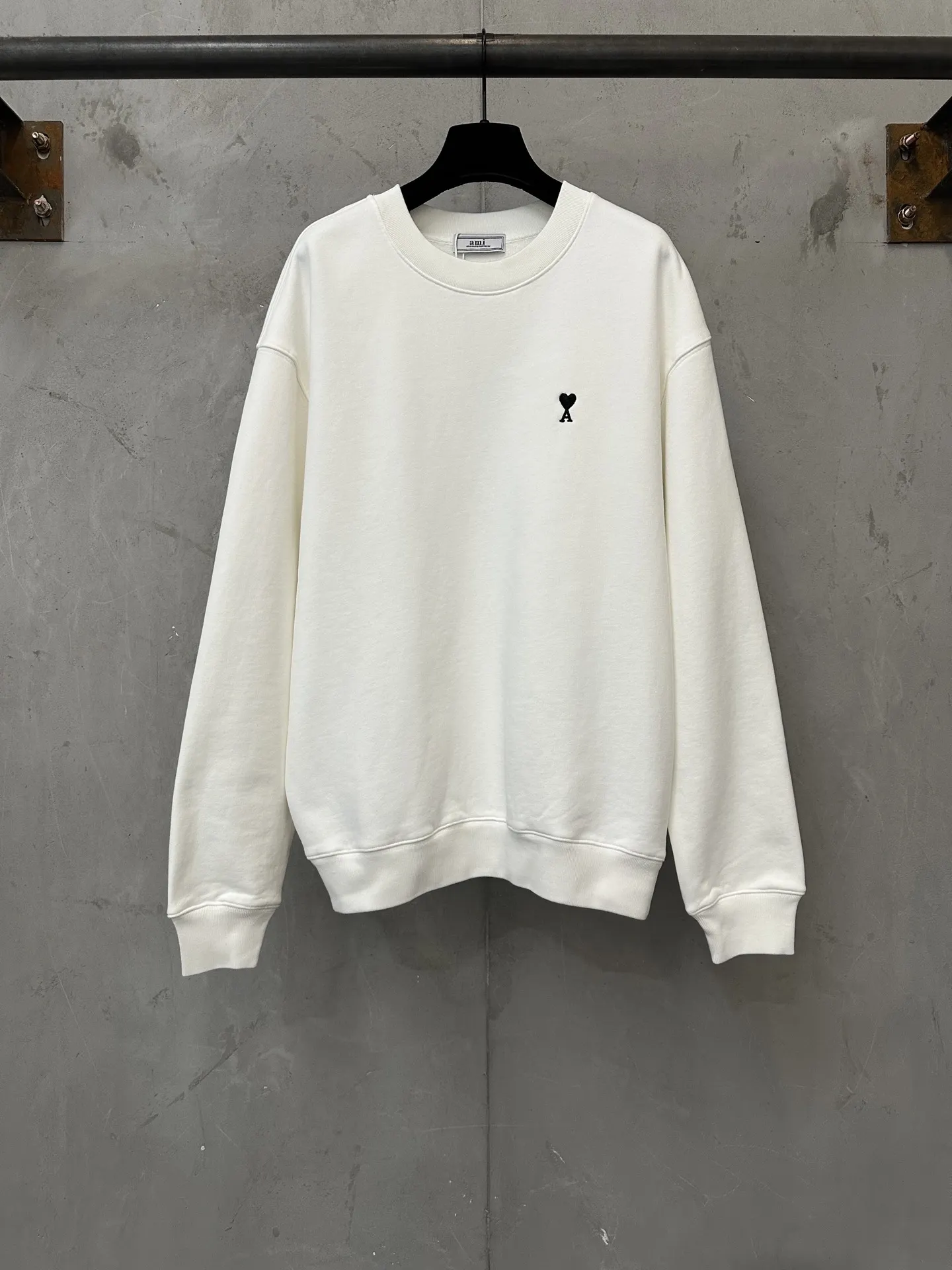 Ami de Coeur Embroidered Cotton-Jersey Sweatshirt D25020498