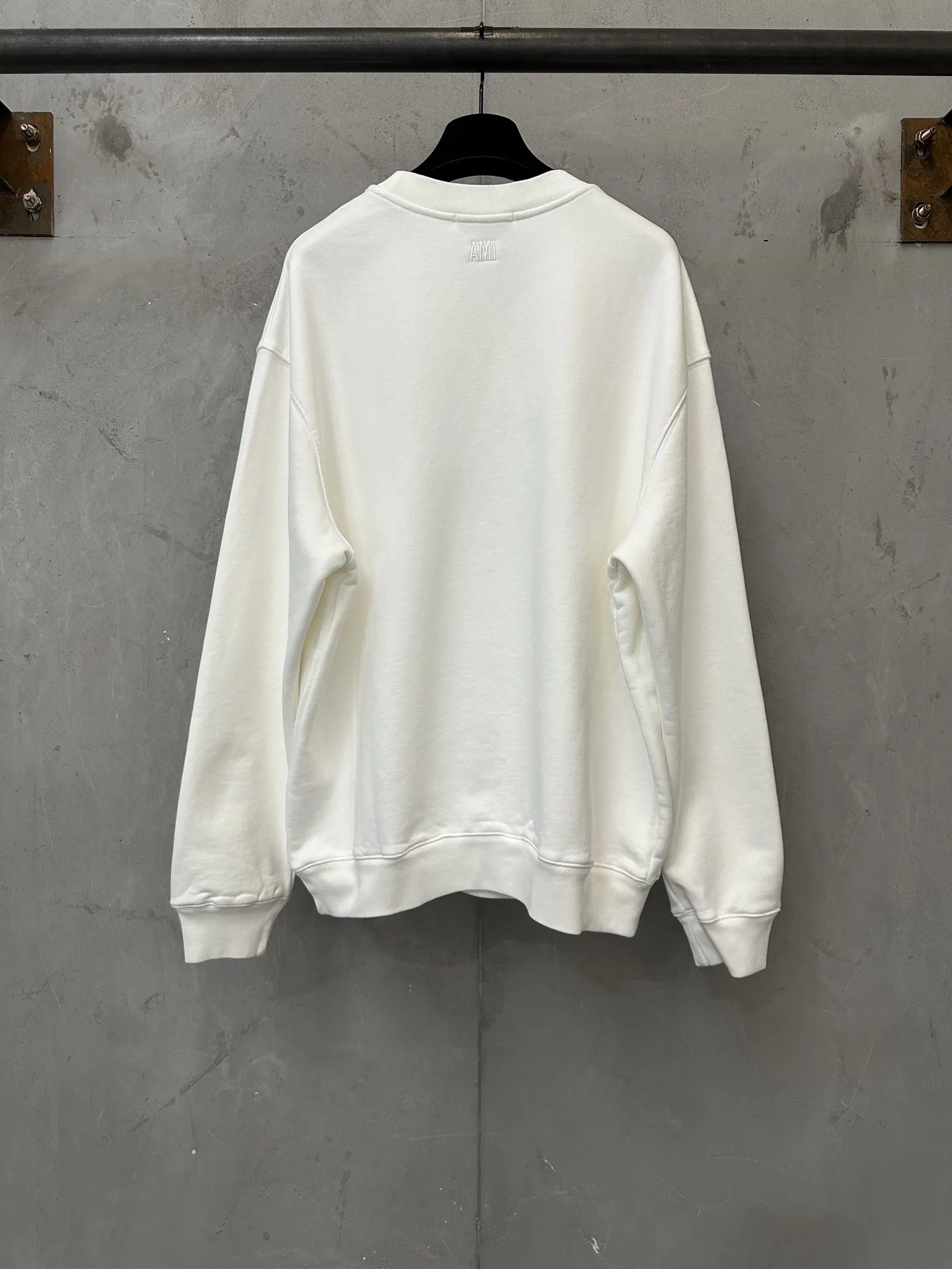 Ami de Coeur Embroidered Cotton-Jersey Sweatshirt D25020498 — view 2