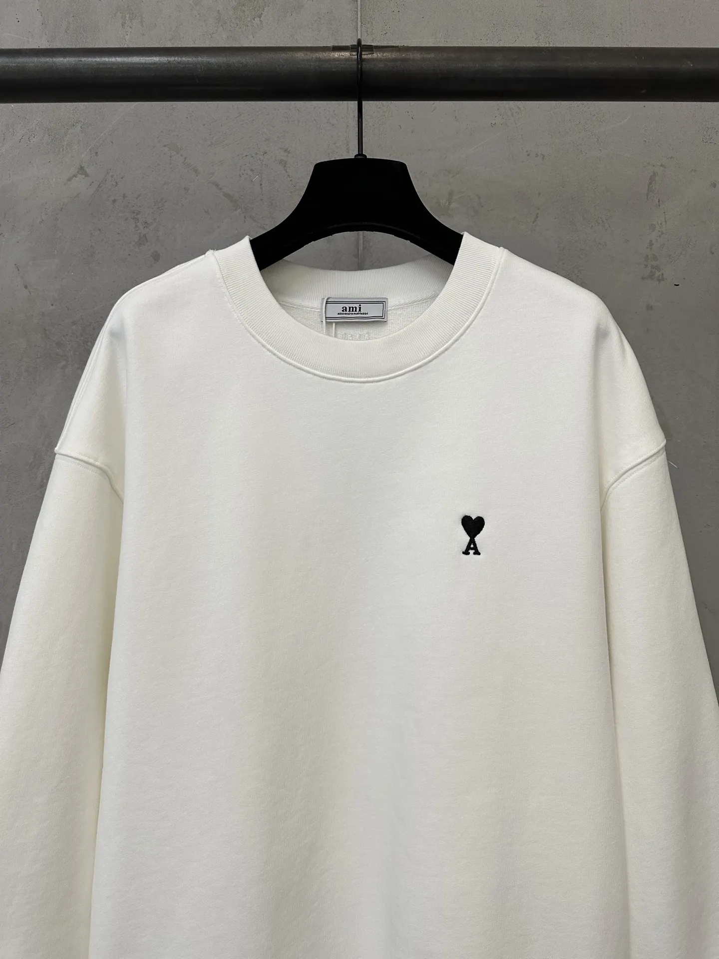 Ami de Coeur Embroidered Cotton-Jersey Sweatshirt D25020498 — view 3
