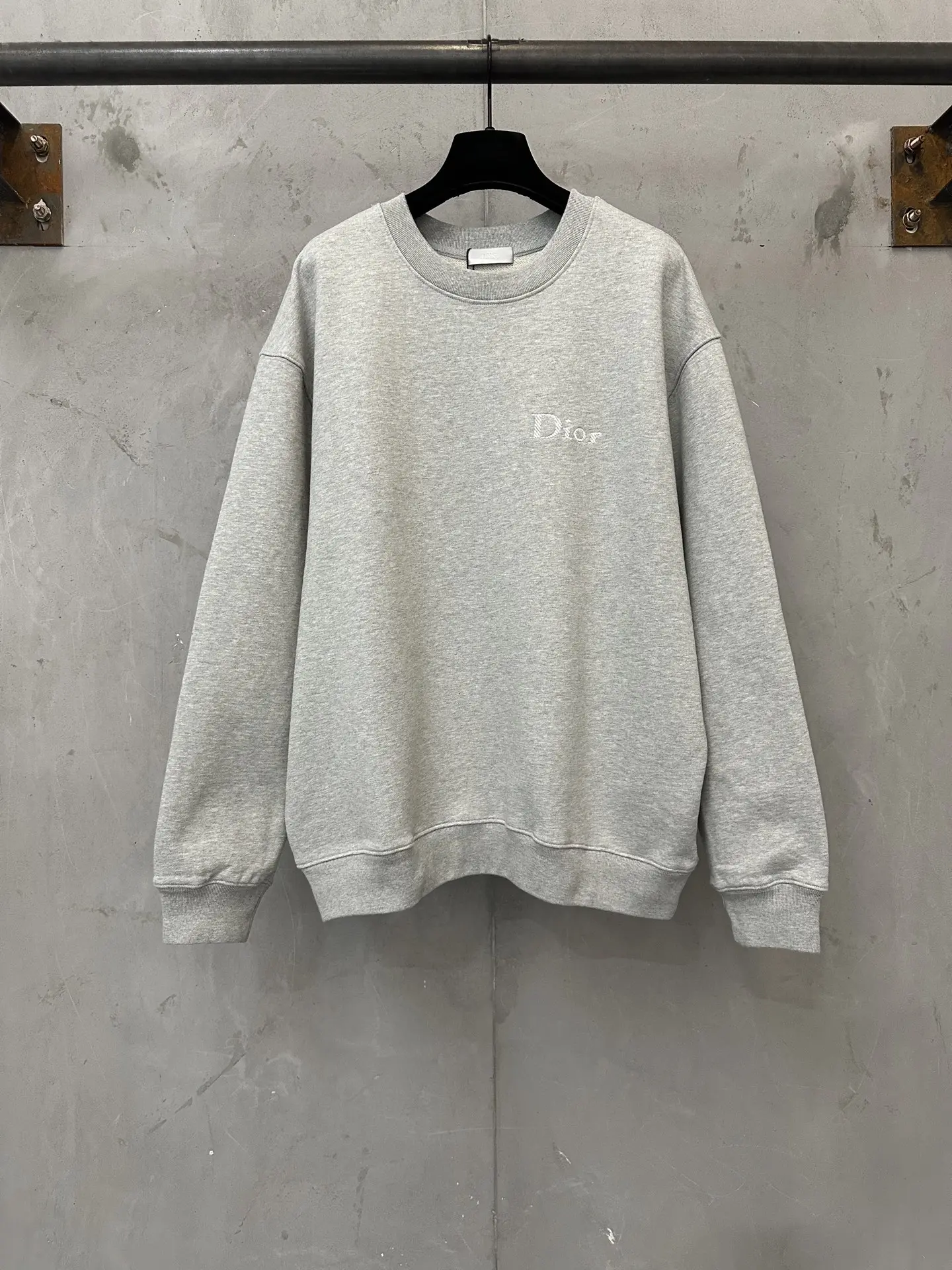 Logo Embroidery Heavyweight Cotton Sweatshirt D25018833
