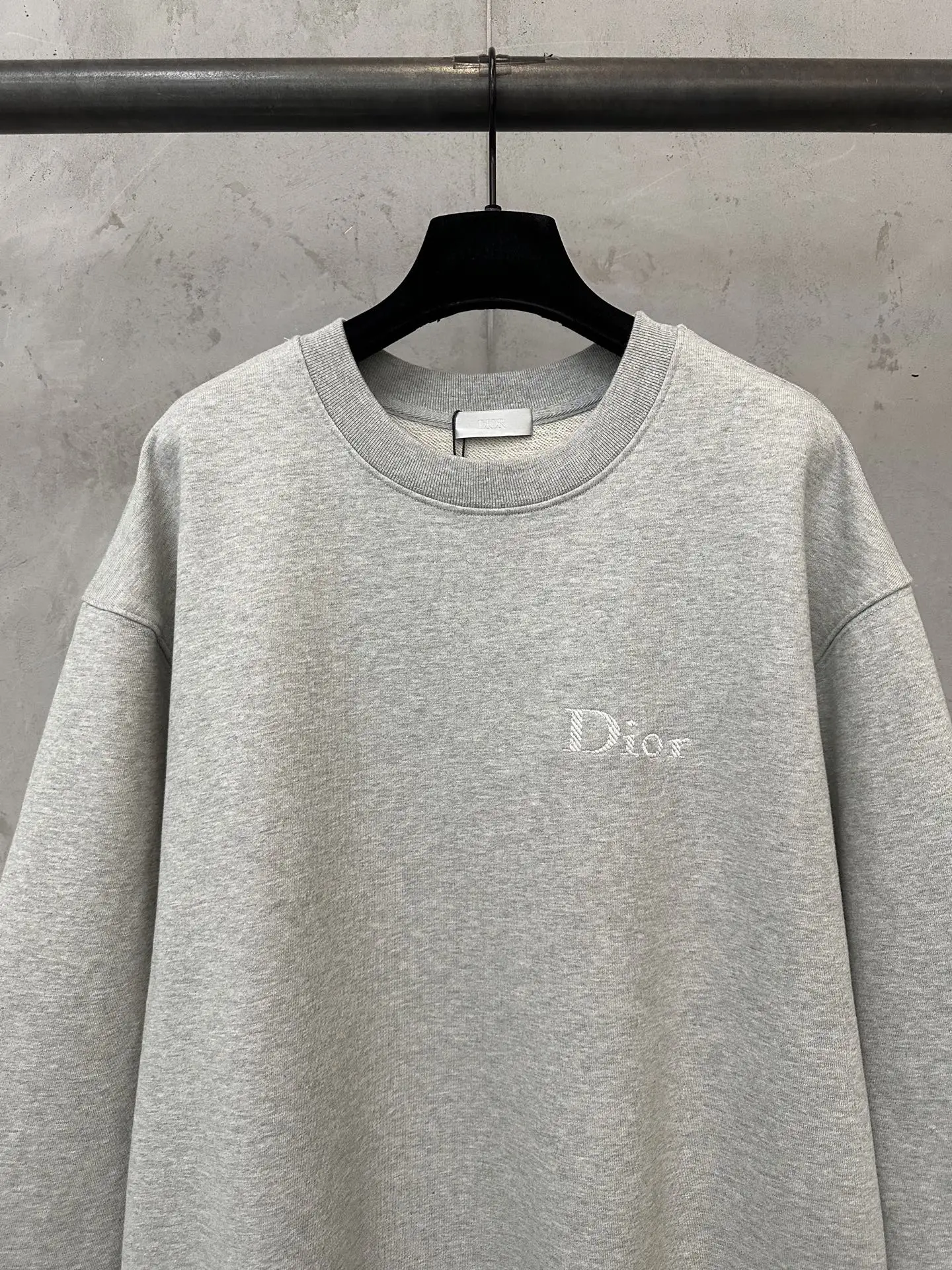 Logo Embroidery Heavyweight Cotton Sweatshirt D25018833 — view 3