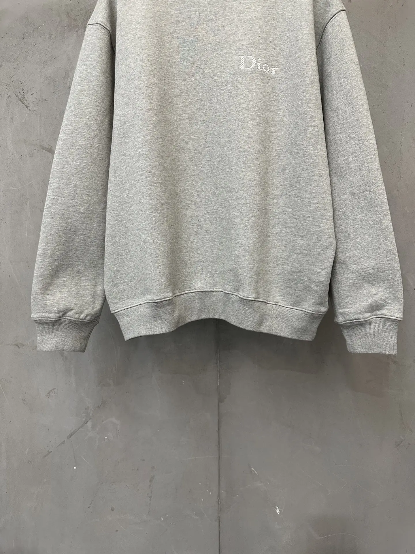 Logo Embroidery Heavyweight Cotton Sweatshirt D25018833 — view 4