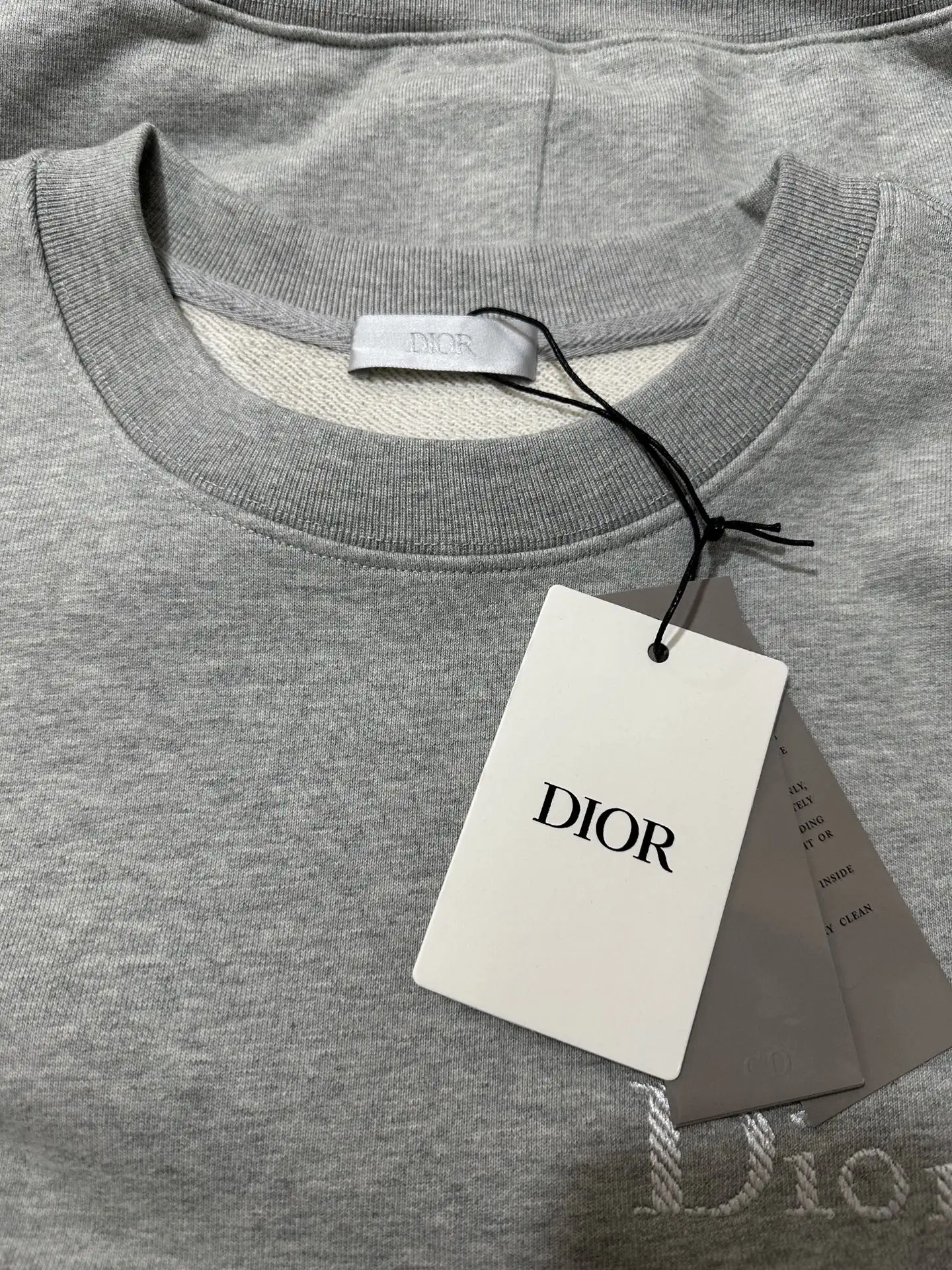 Logo Embroidery Heavyweight Cotton Sweatshirt D25018833 — view 6